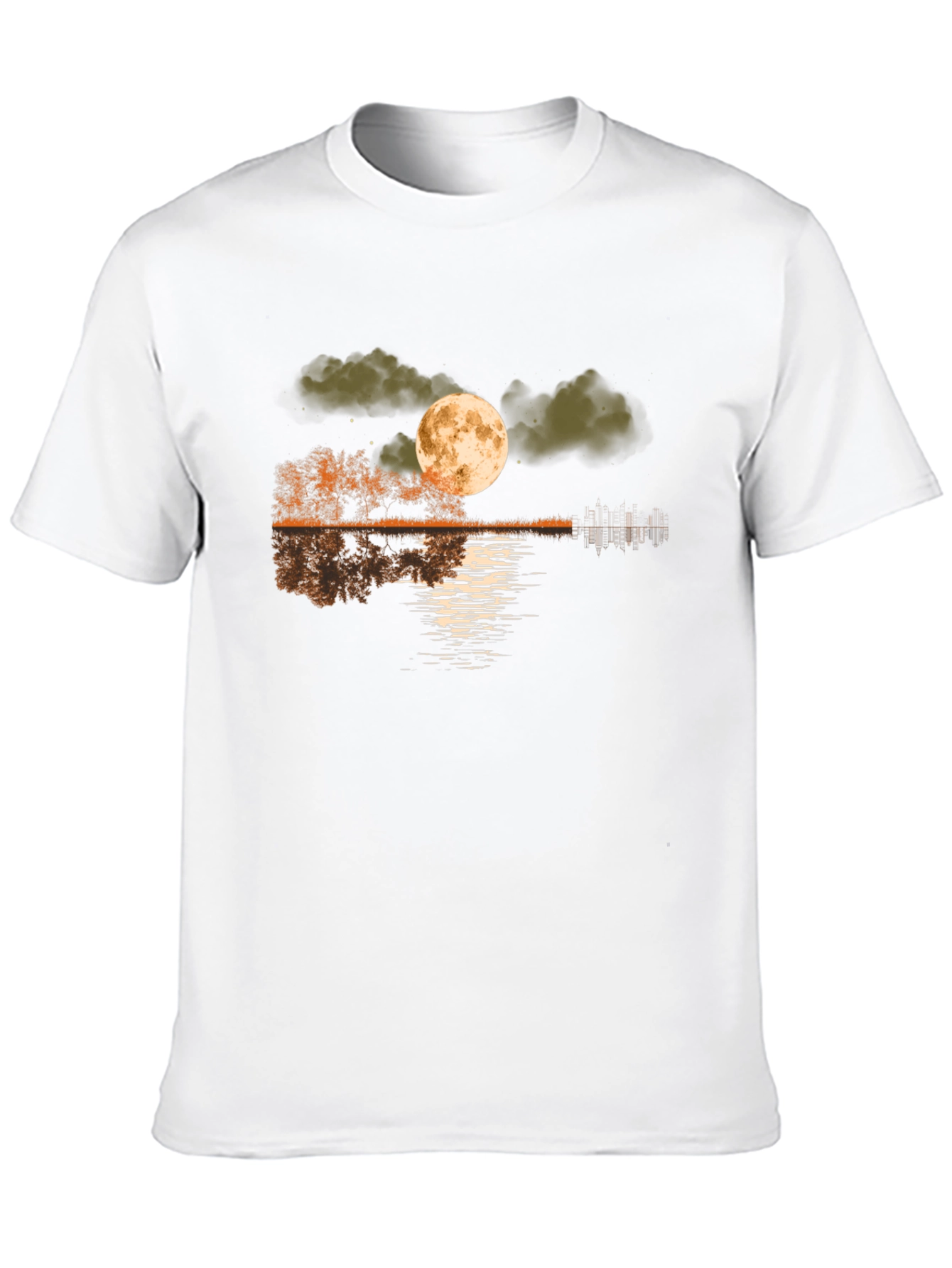 Moonlit Lake Graphic Tee - Black