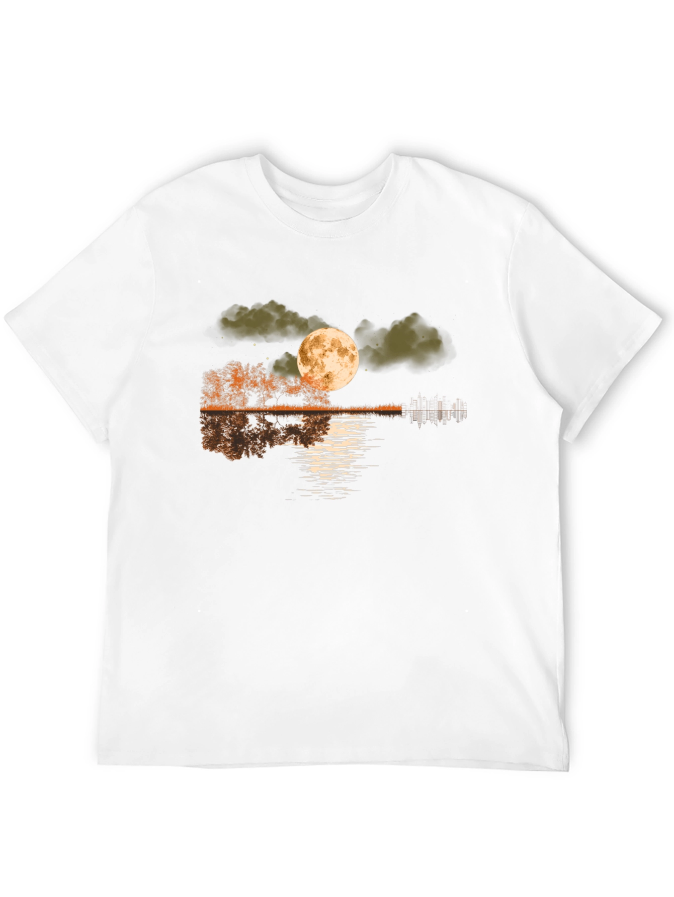 Moonlit Lake Graphic Tee - Black