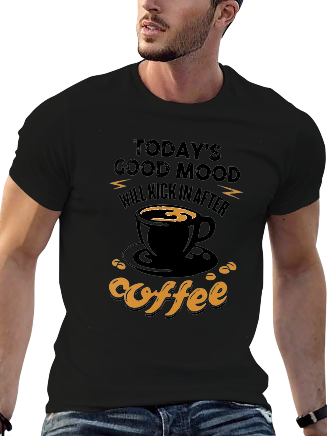 Todays Good Mood Coffee Graphic Tee