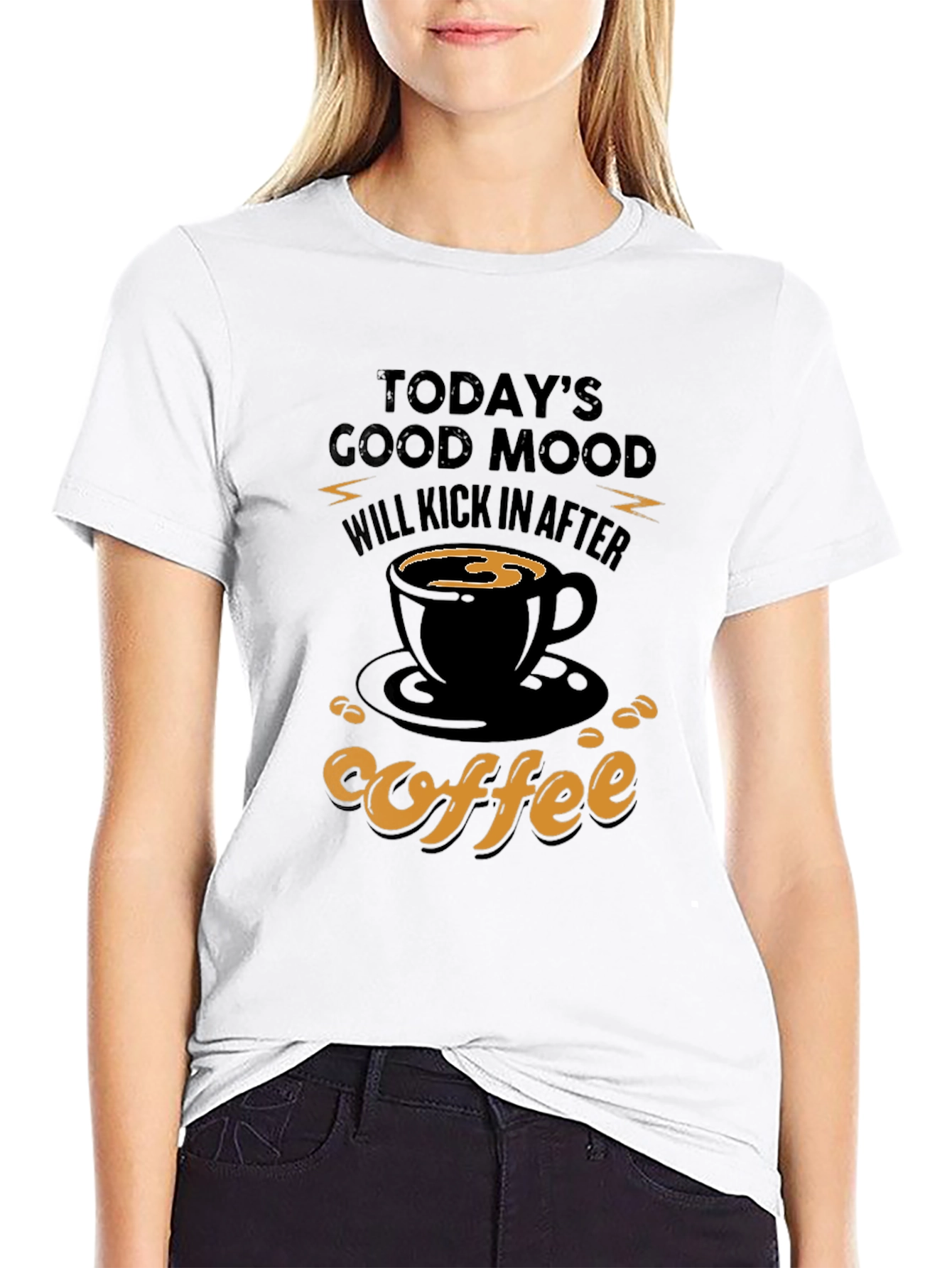 Todays Good Mood Coffee Graphic Tee