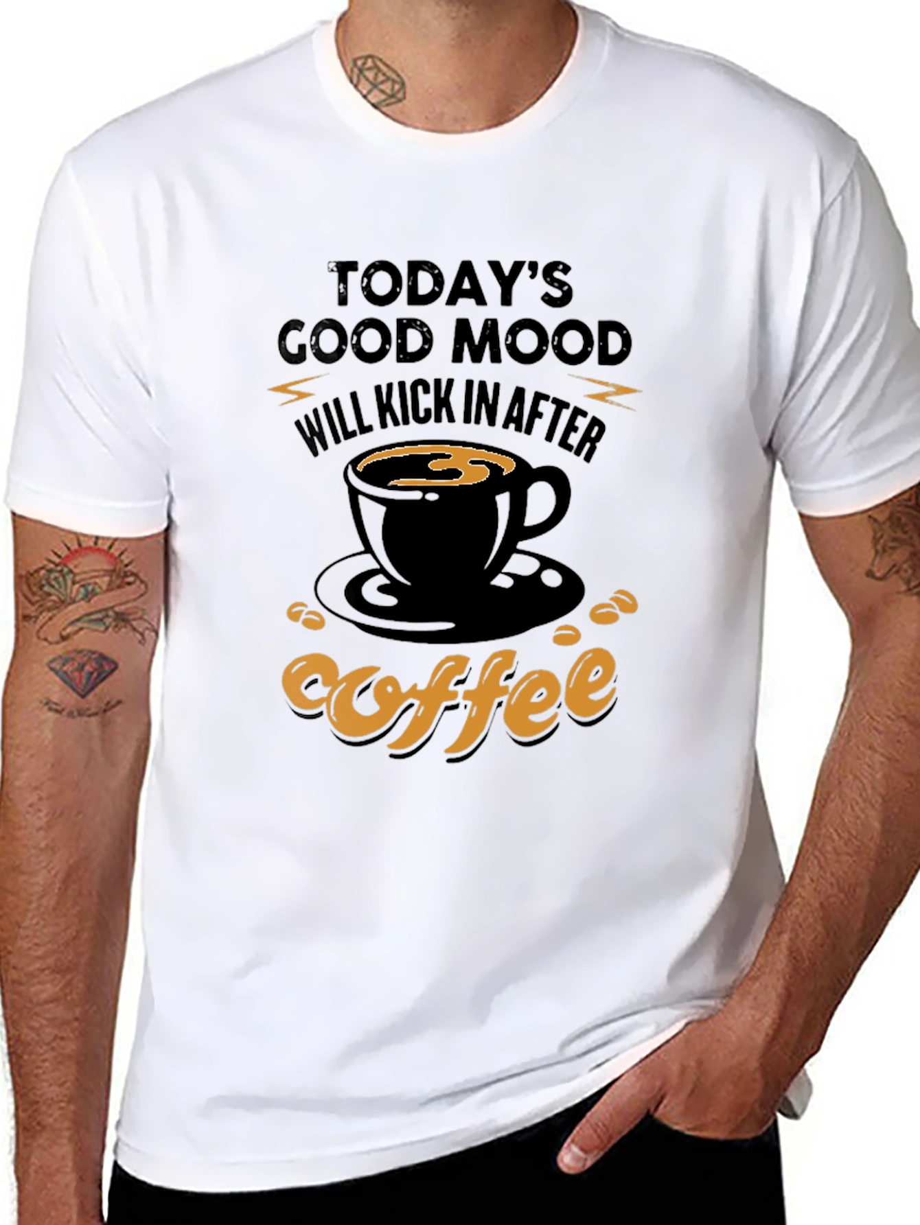 Todays Good Mood Coffee Graphic Tee