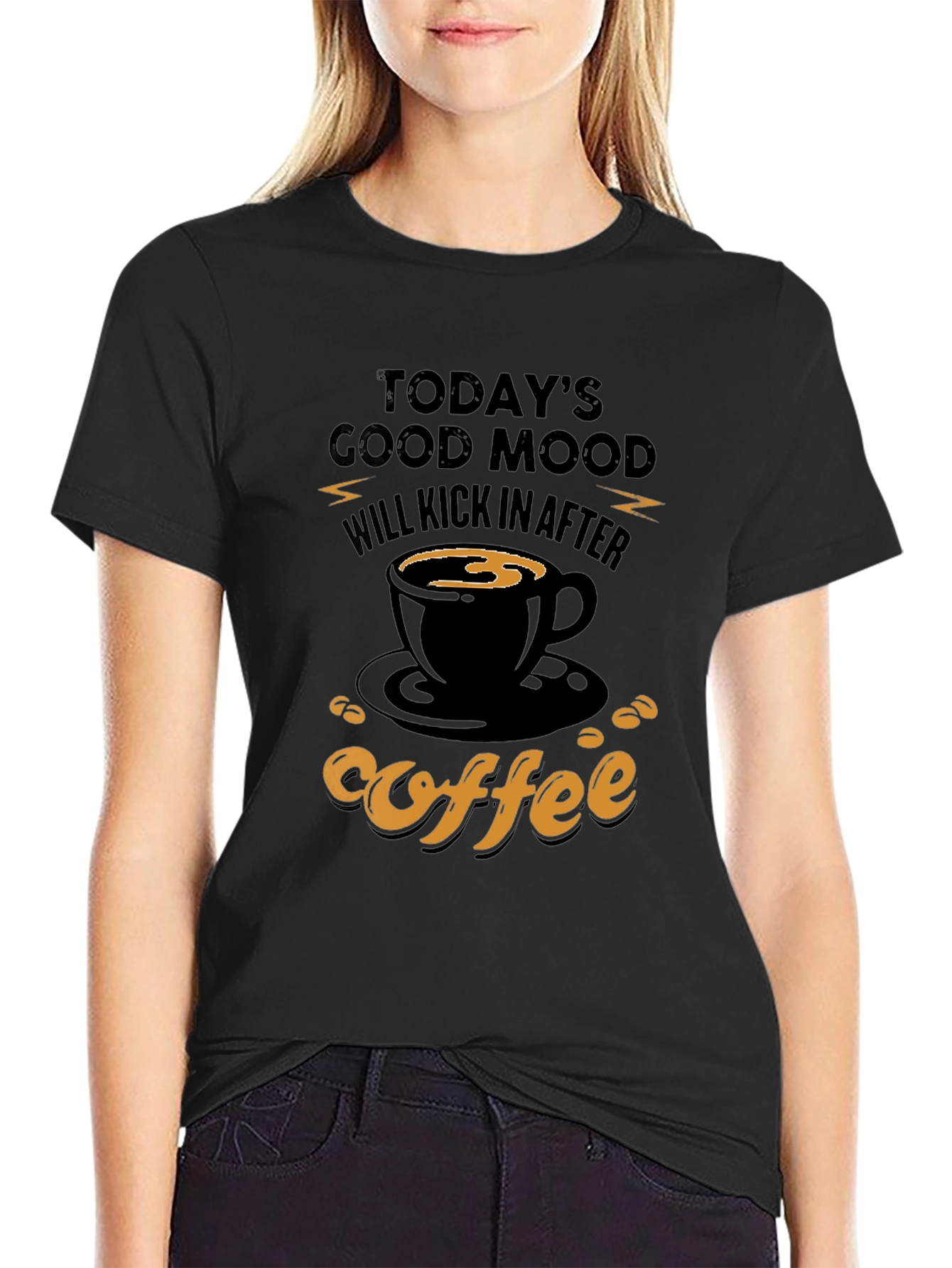 Todays Good Mood Coffee Graphic Tee