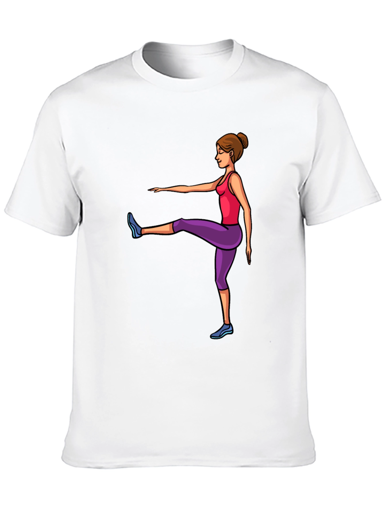 Fitness Fun Graphic Tee - Active Lifestyle Shirt