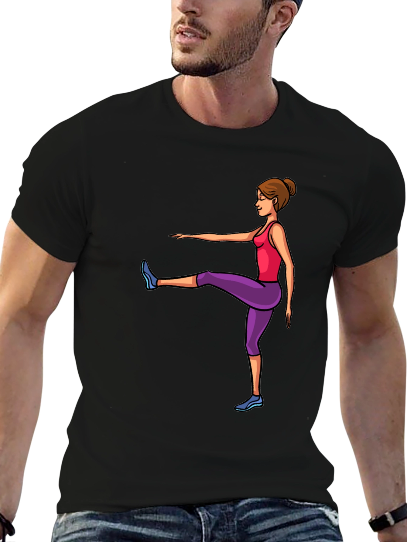 Fitness Fun Graphic Tee - Active Lifestyle Shirt