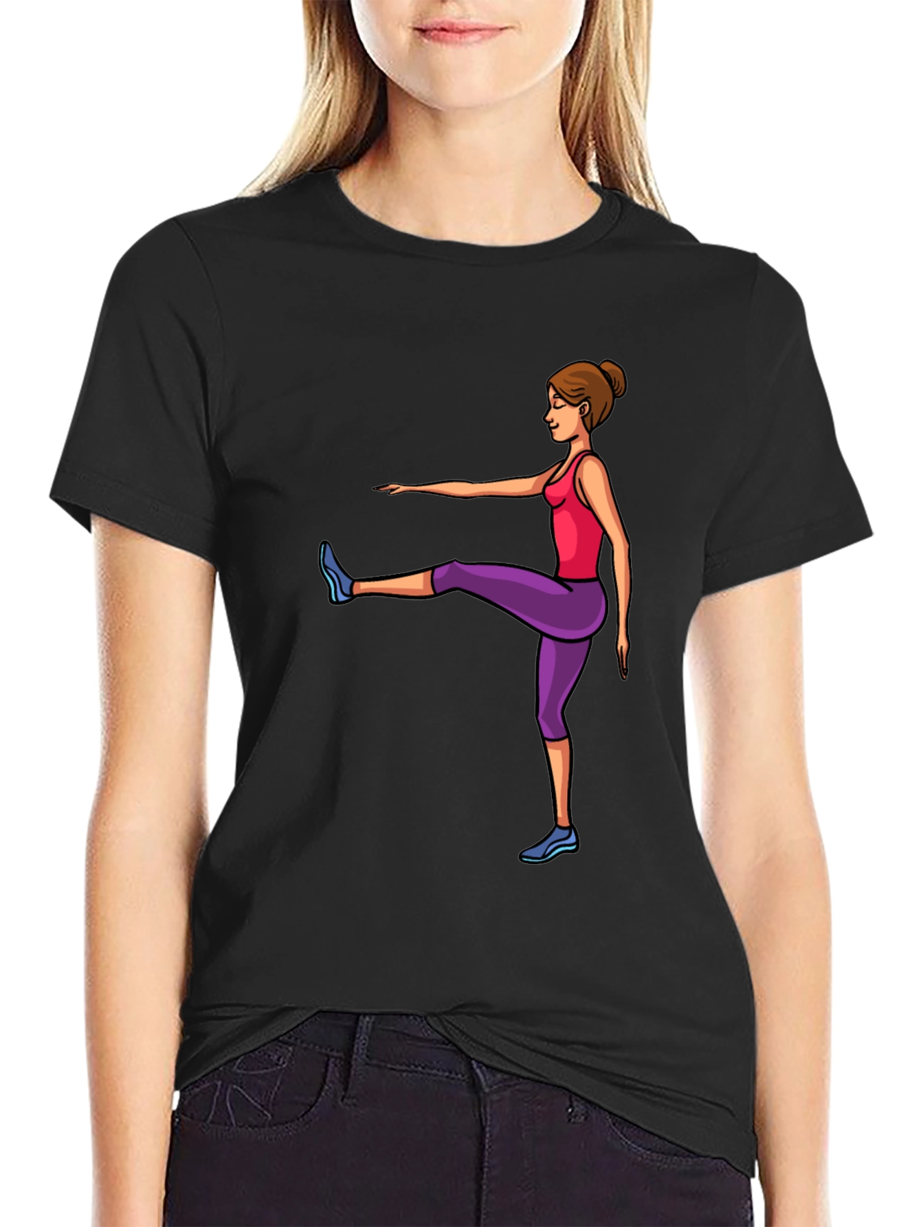 Fitness Fun Graphic Tee - Active Lifestyle Shirt