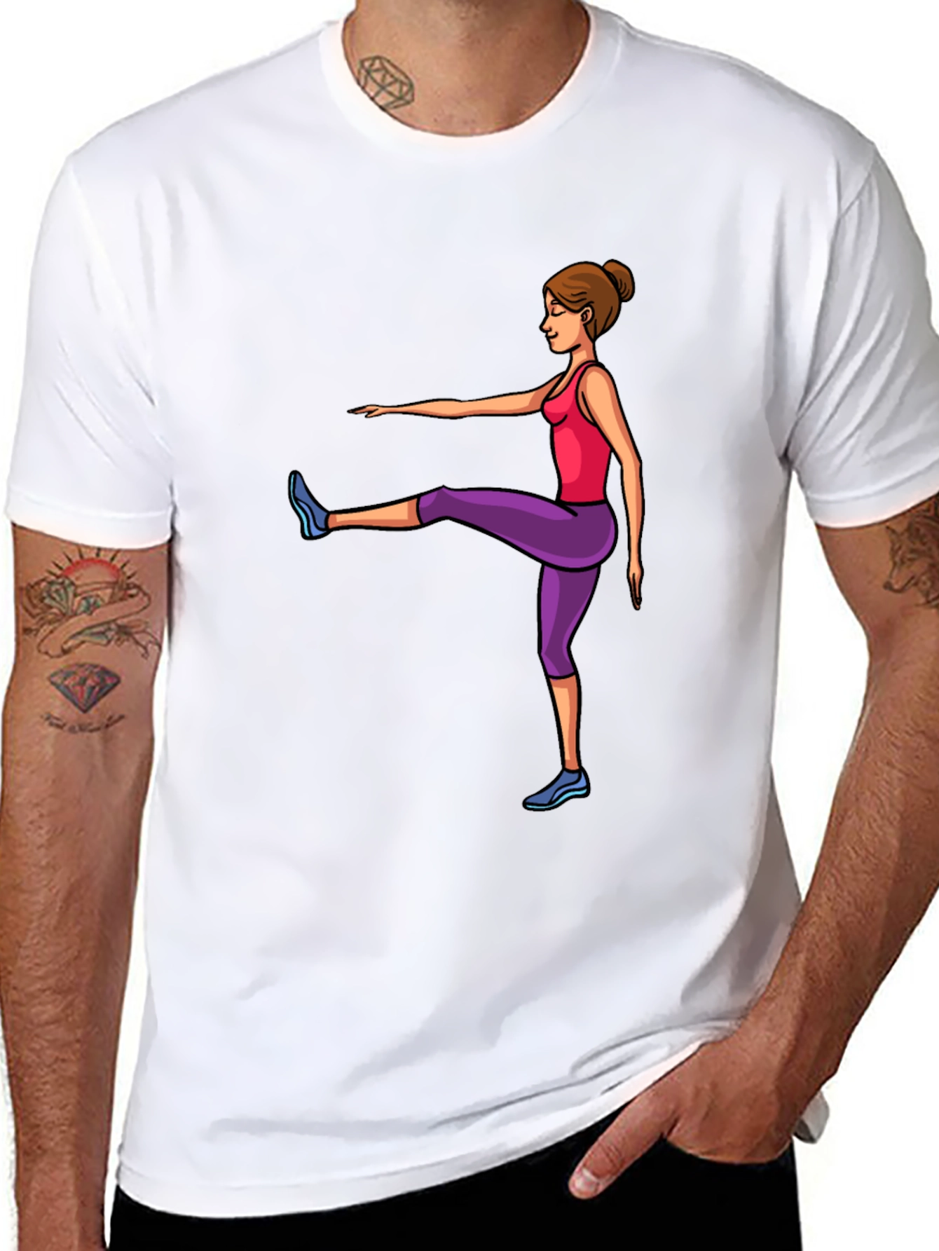 Fitness Fun Graphic Tee - Active Lifestyle Shirt