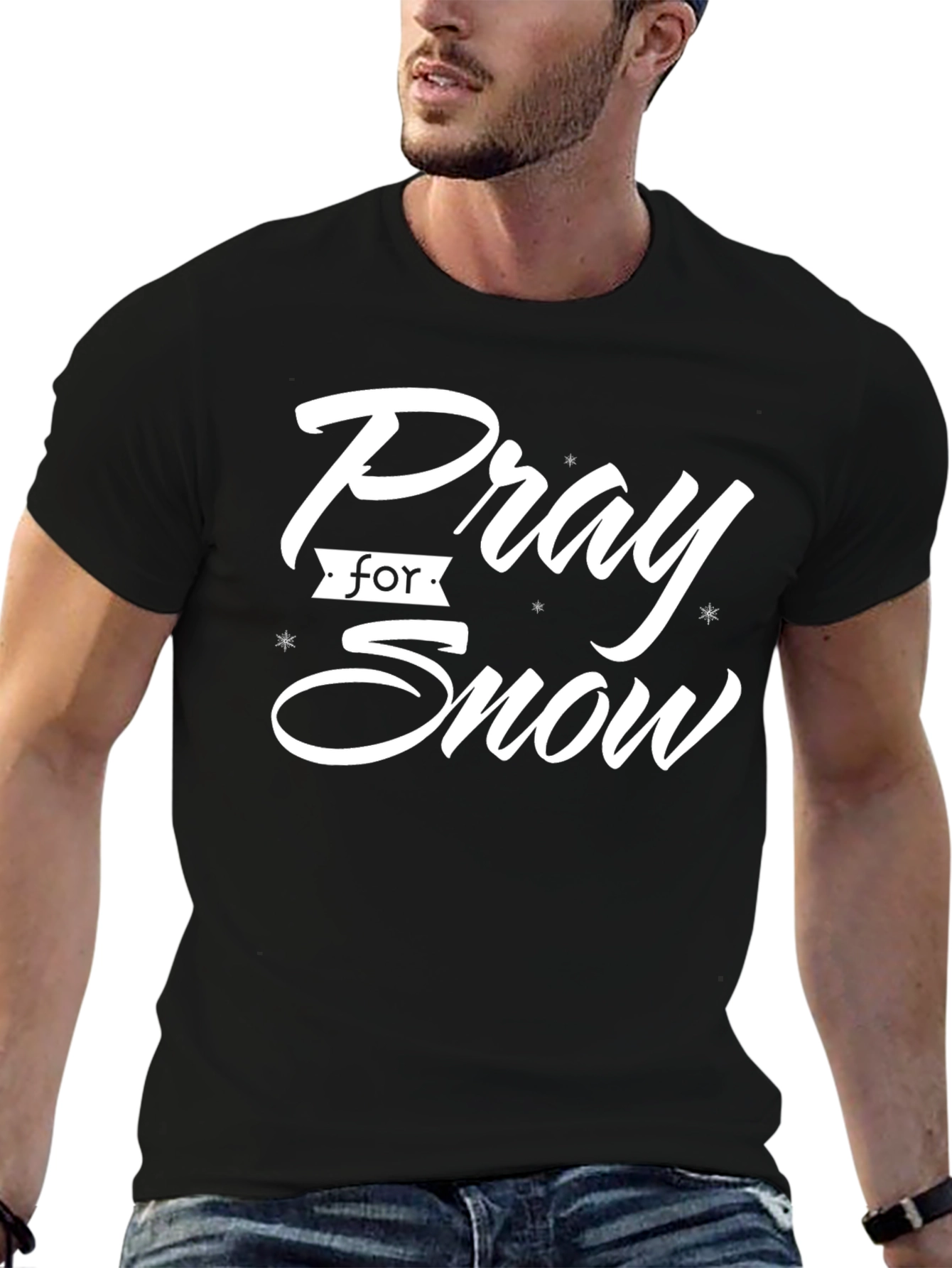 Pray for Snow Graphic T-Shirt