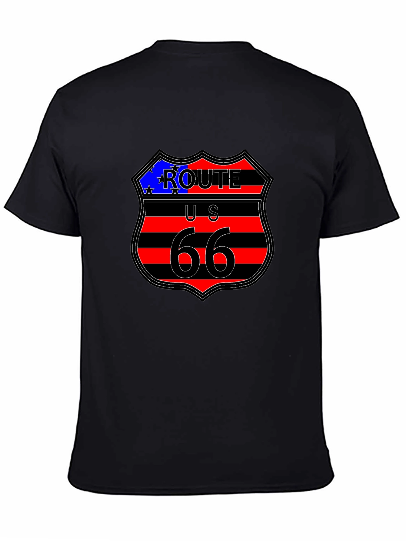 Route 66 Graphic Tee - Classic Americana Style