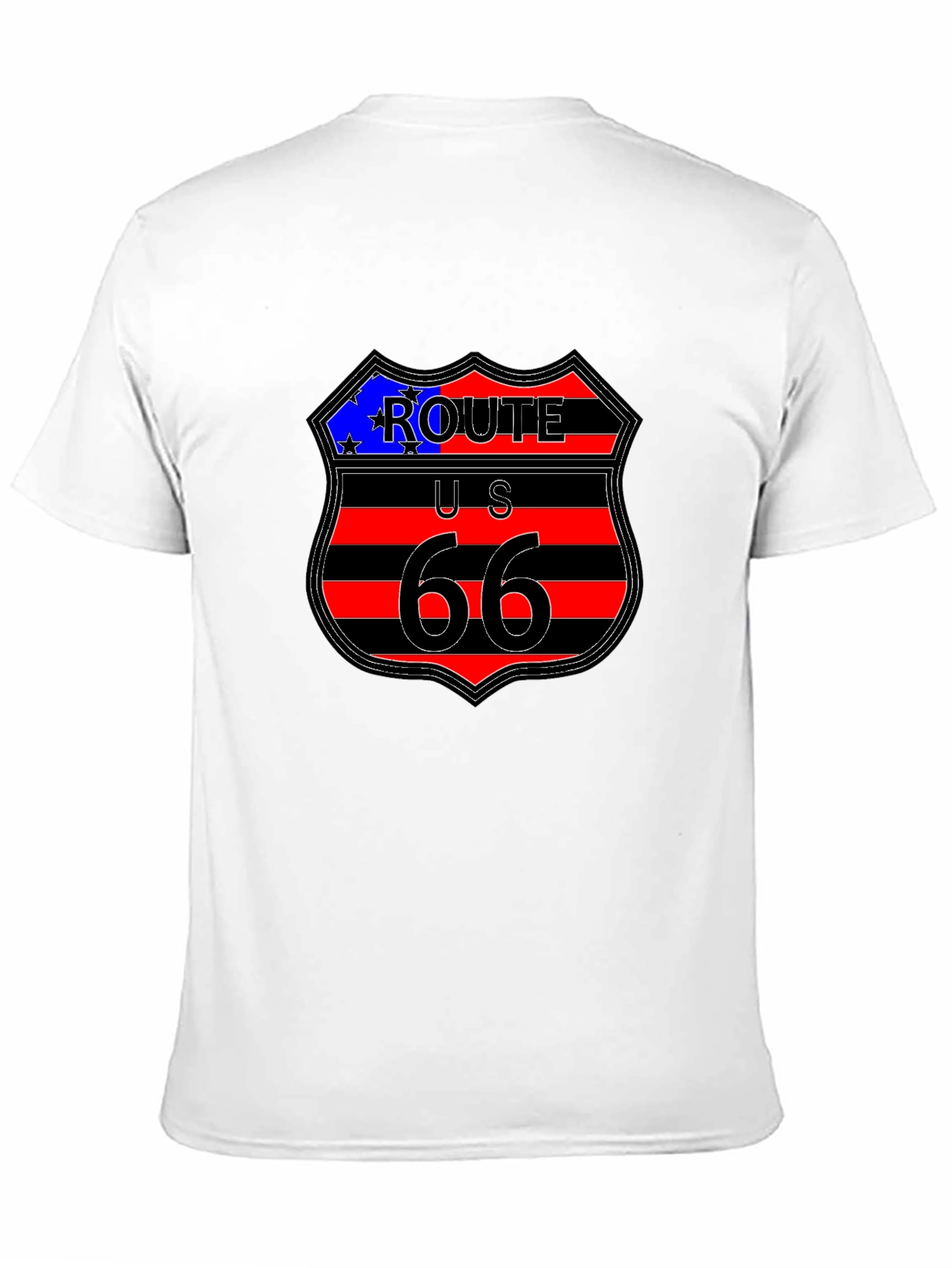 Route 66 Graphic Tee - Classic Americana Style