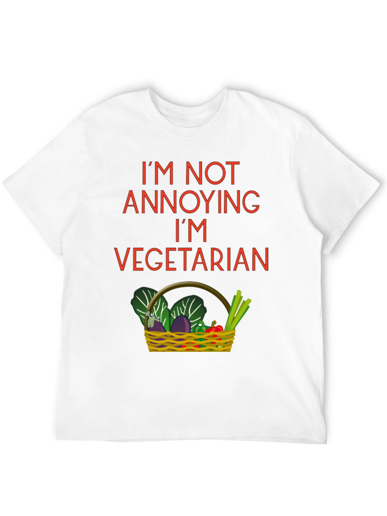 Vegetarian T-Shirt - Funny Graphic Tee