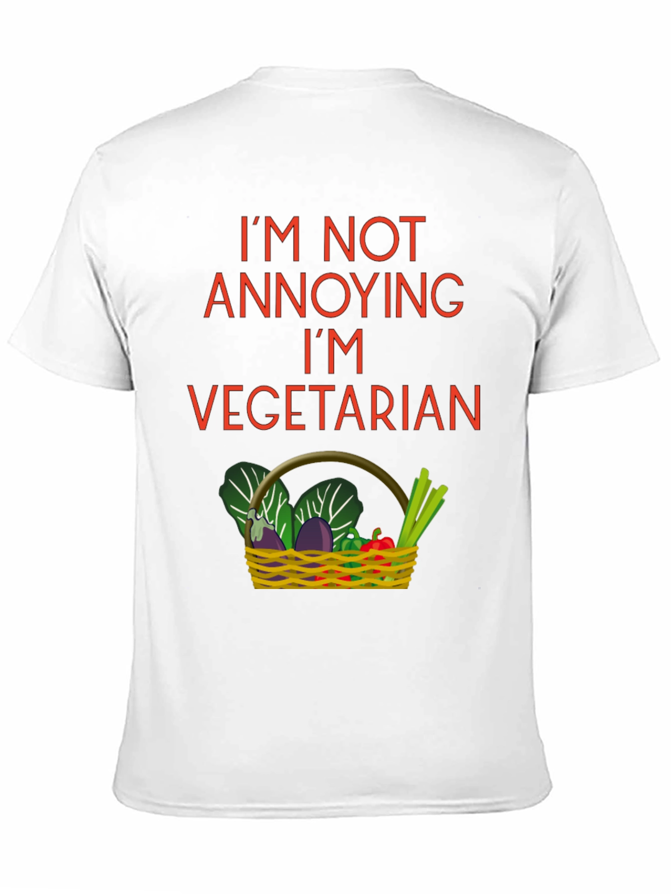 Vegetarian T-Shirt - Funny Graphic Tee