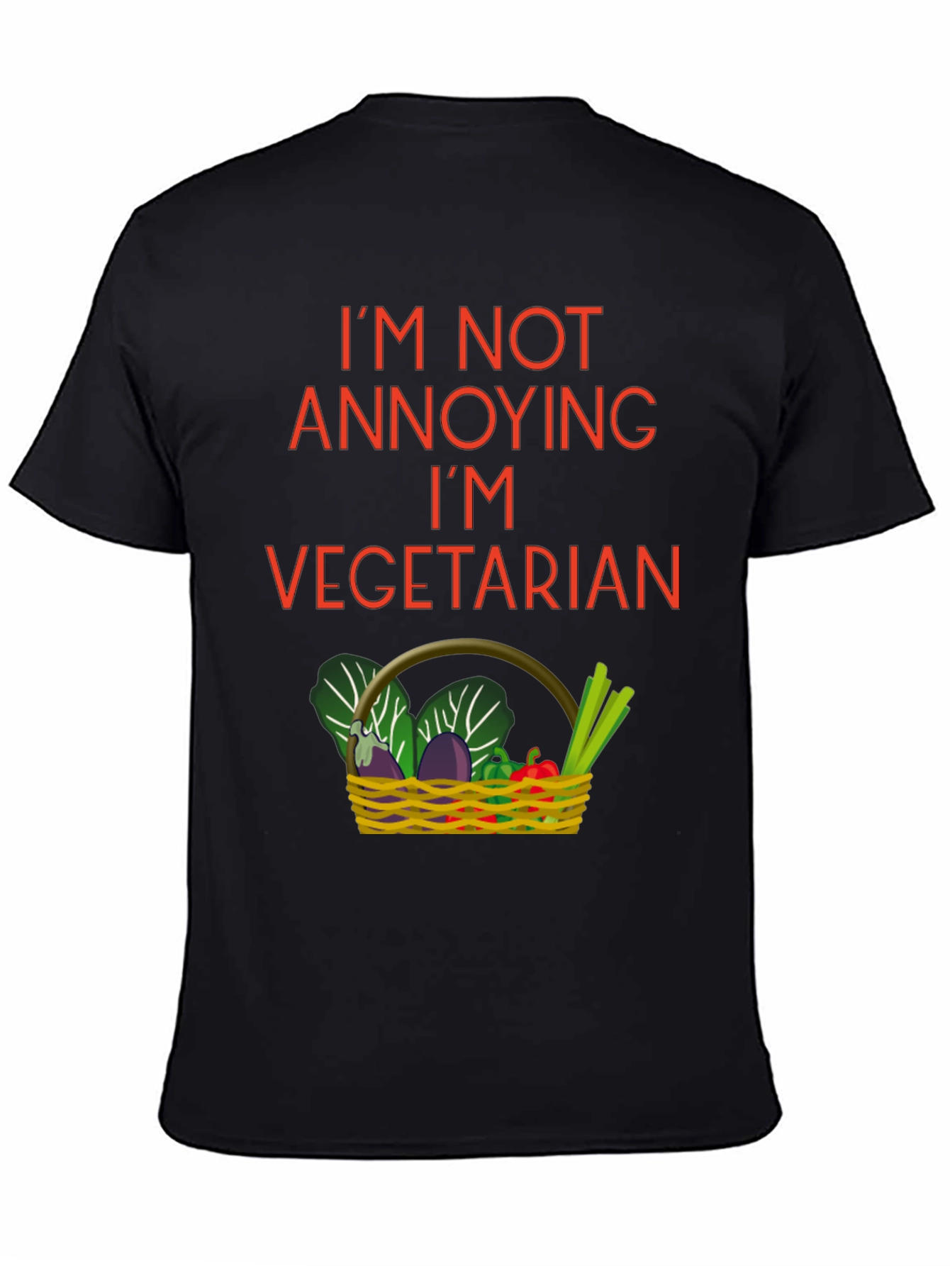 Vegetarian T-Shirt - Funny Graphic Tee