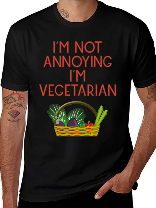 Vegetarian T-Shirt - Funny Graphic Tee