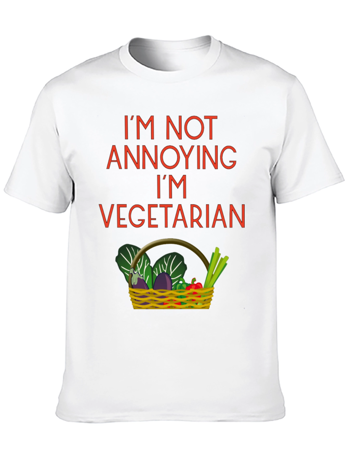 Vegetarian T-Shirt - Funny Graphic Tee