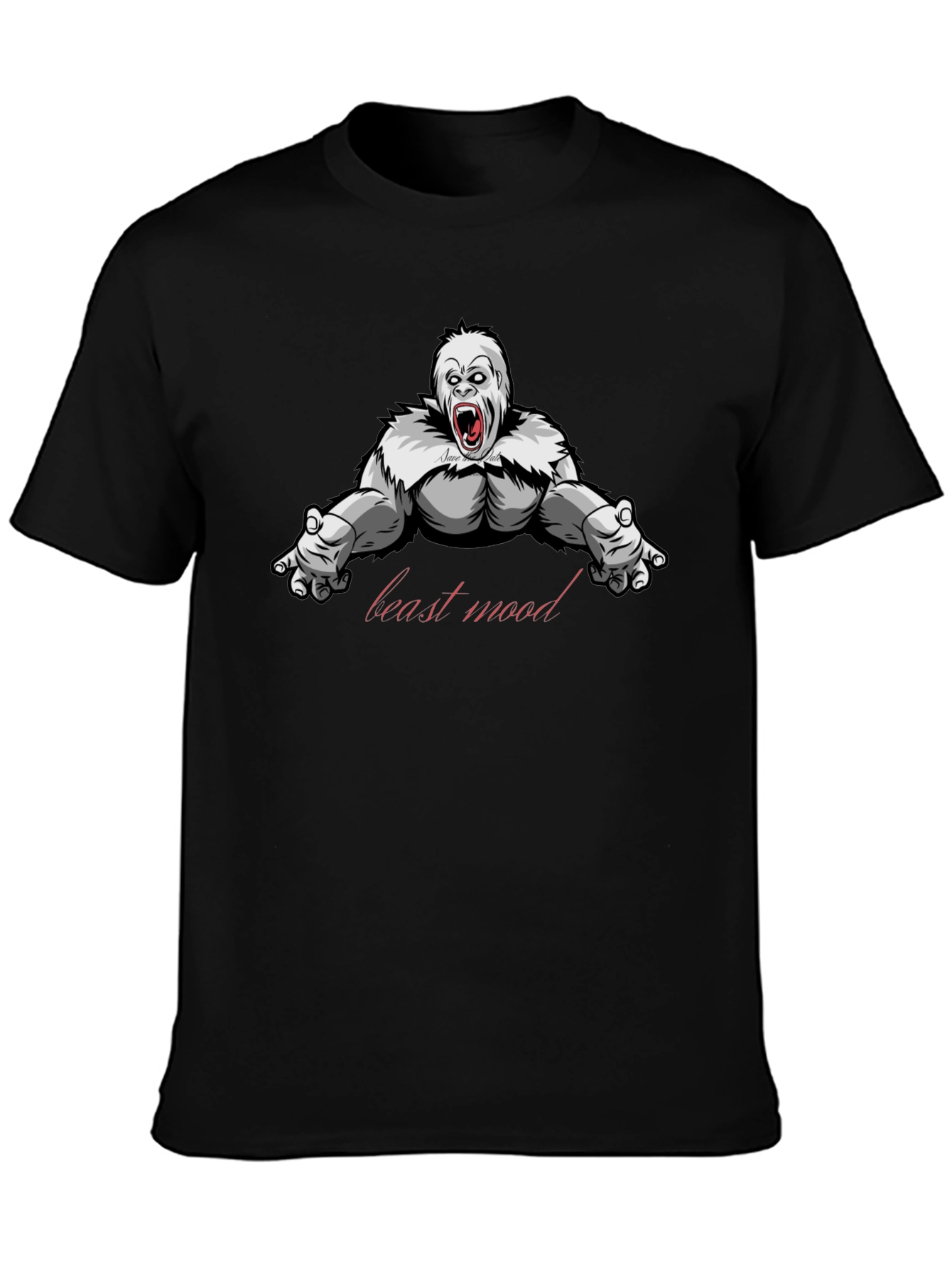 Beast Mode Gorilla Graphic T-Shirt