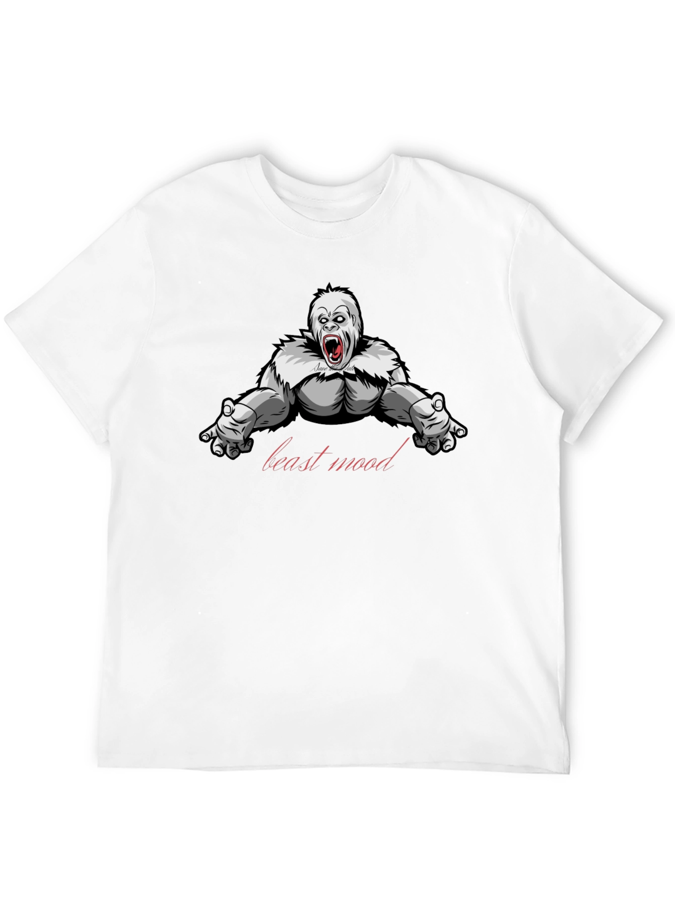 Beast Mode Gorilla Graphic T-Shirt