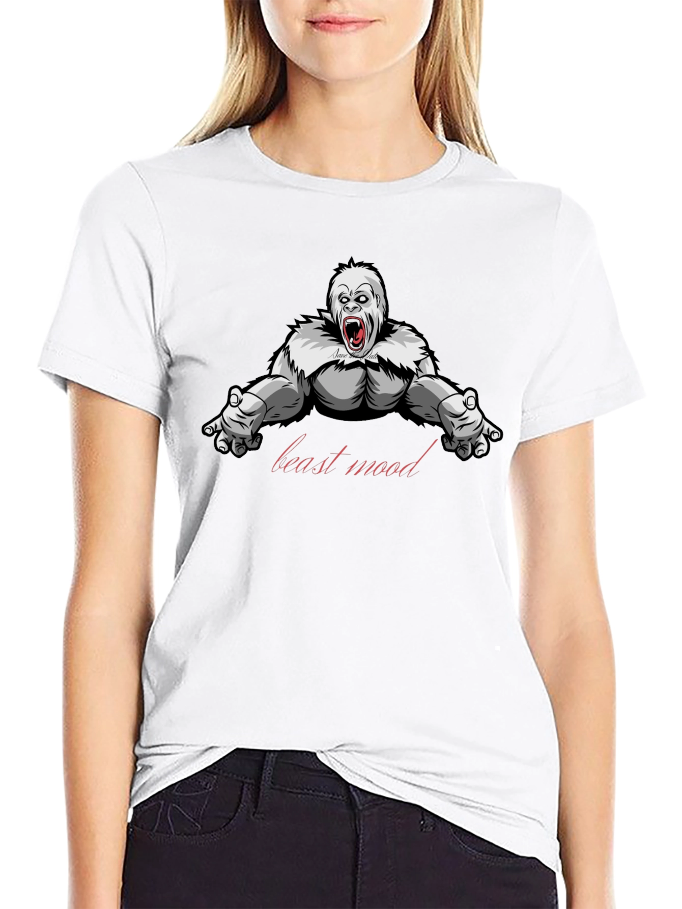 Beast Mode Gorilla Graphic T-Shirt