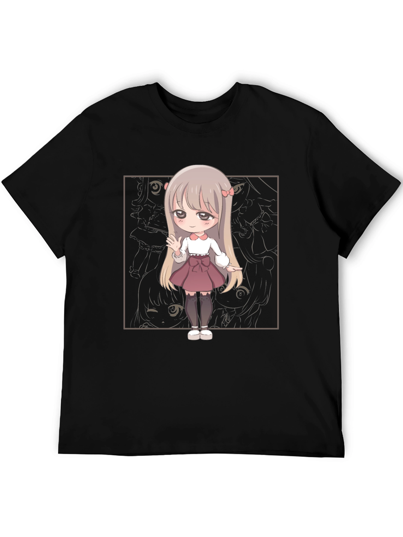 Anime Girl Graphic Tee - Casual Comfort