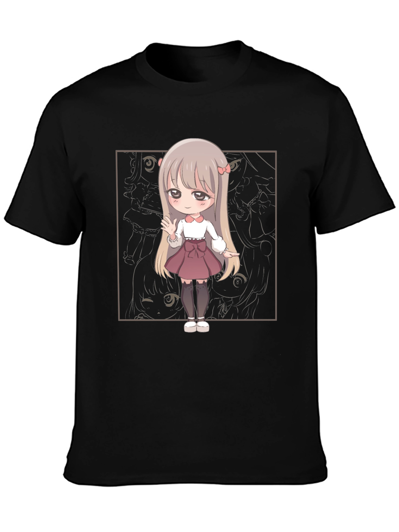 Anime Girl Graphic Tee - Casual Comfort