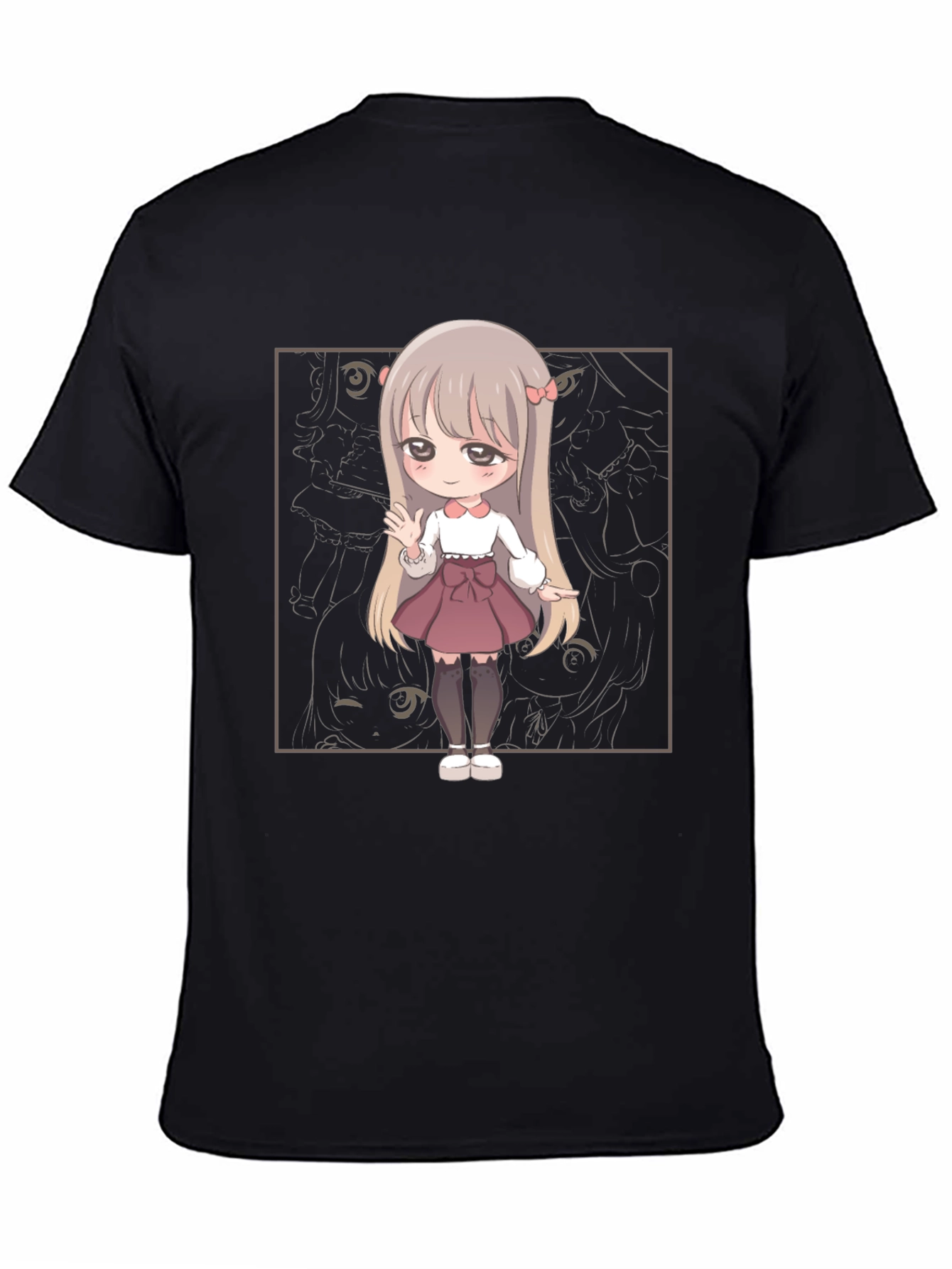 Anime Girl Graphic Tee - Casual Comfort