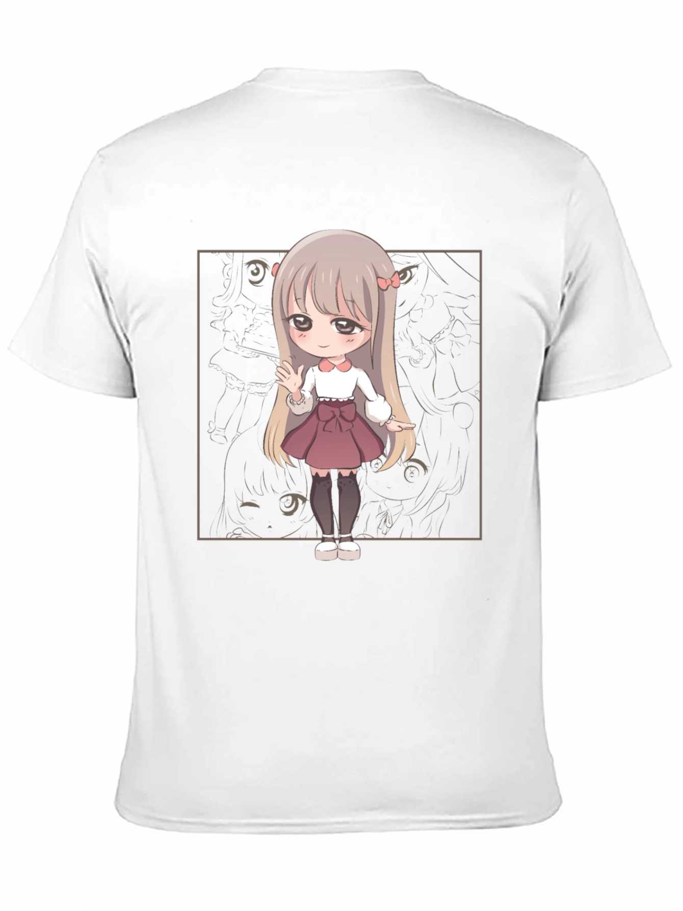 Anime Girl Graphic Tee - Casual Comfort
