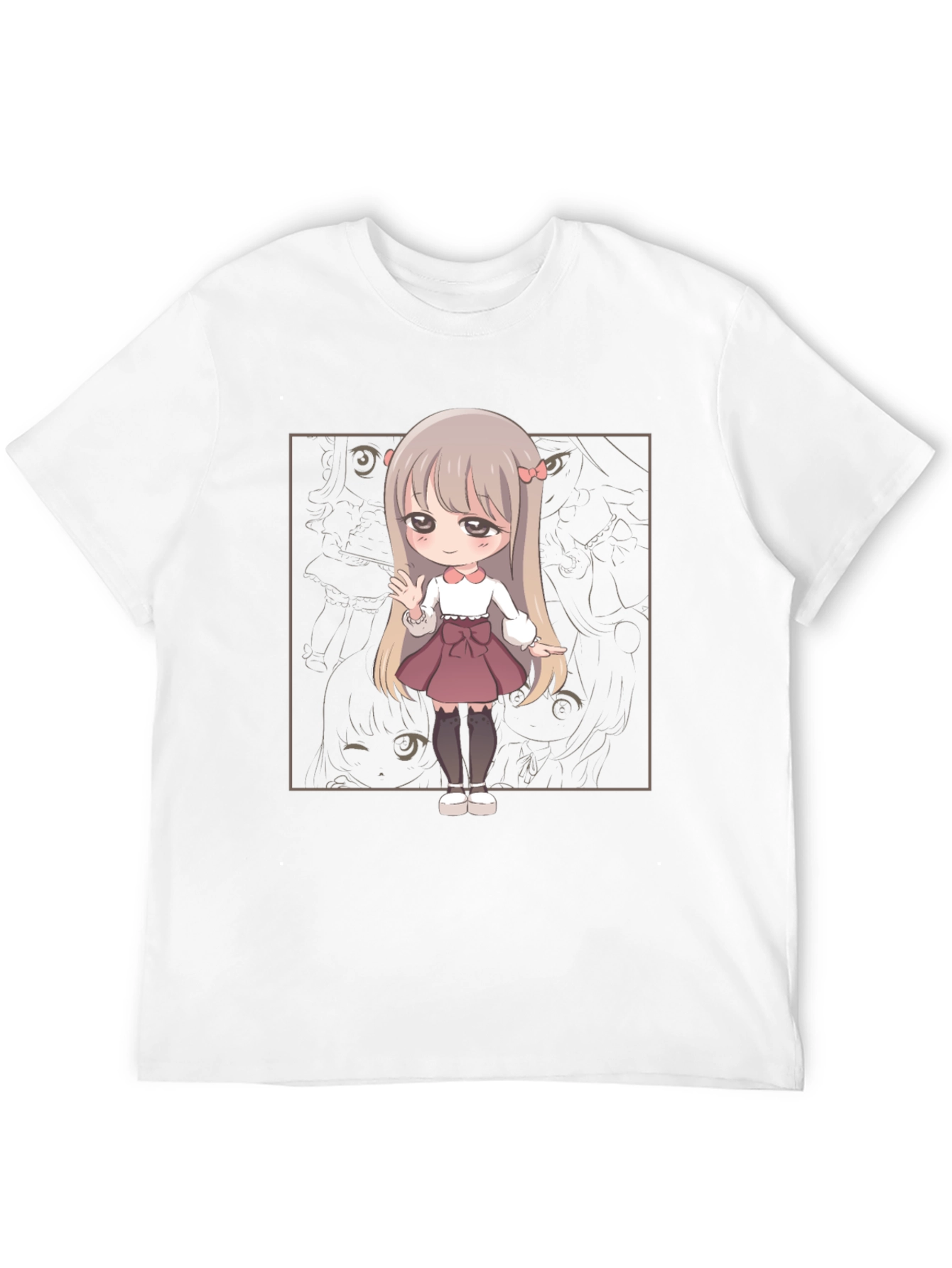 Anime Girl Graphic Tee - Casual Comfort