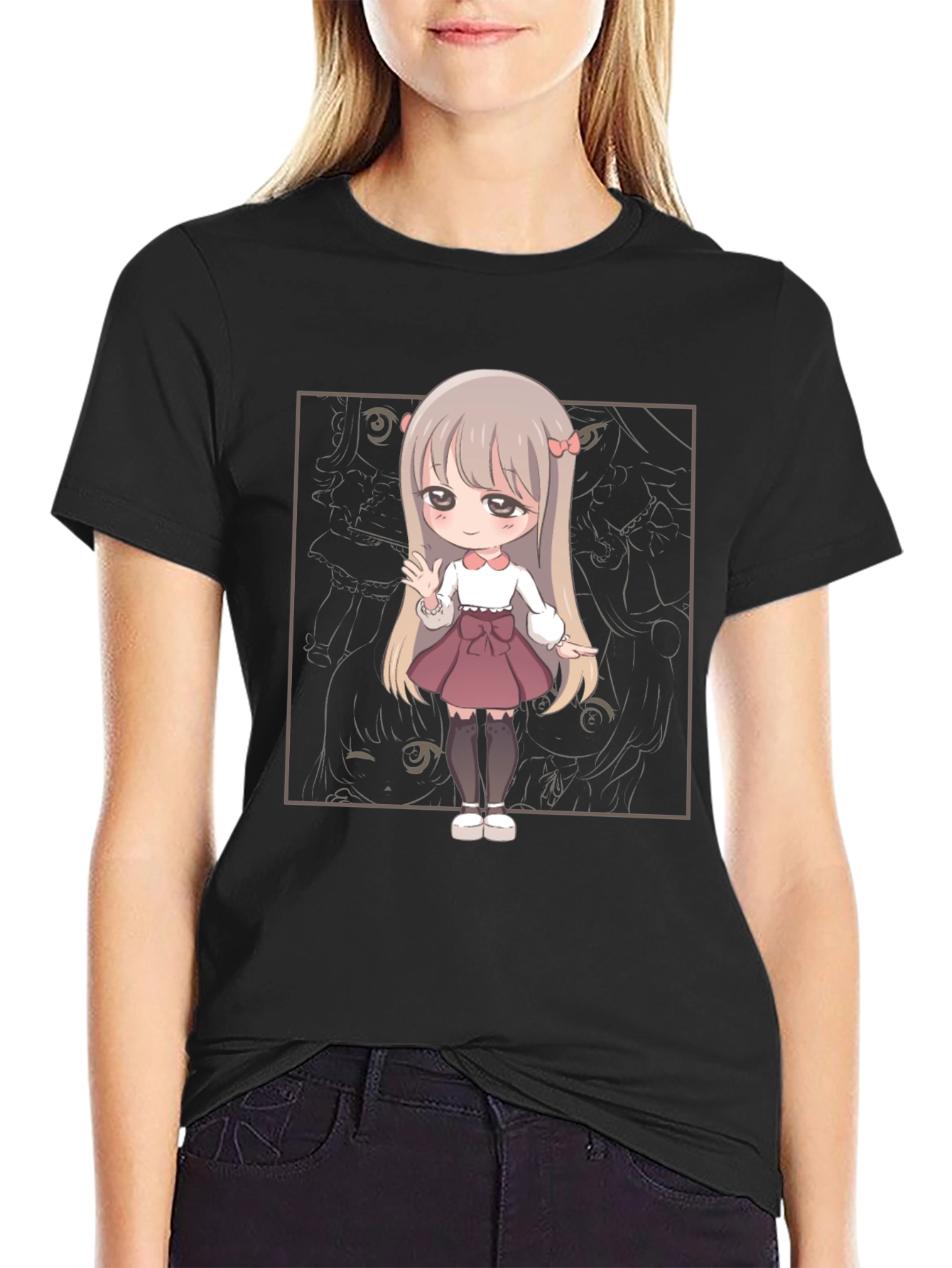 Anime Girl Graphic Tee - Casual Comfort