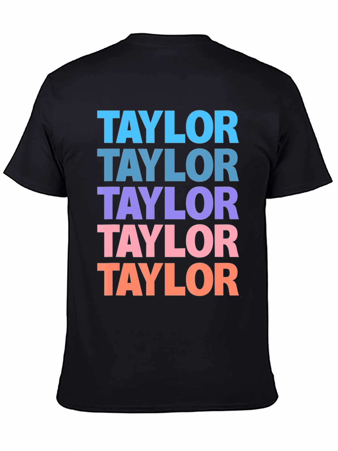 Taylor Repeat Graphic Black T-Shirt