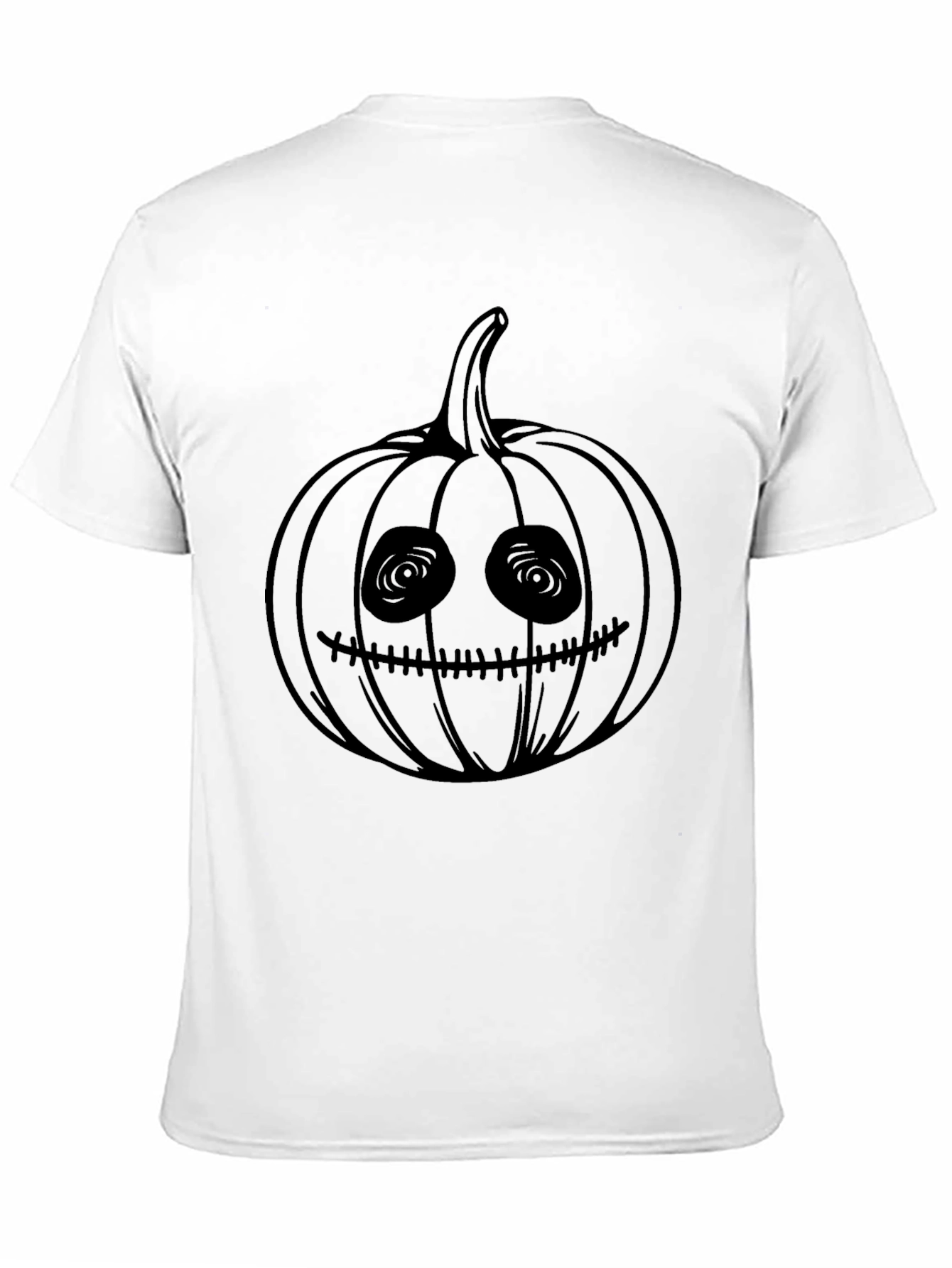 Spooky Pumpkin Tee - Halloween Black T-Shirt