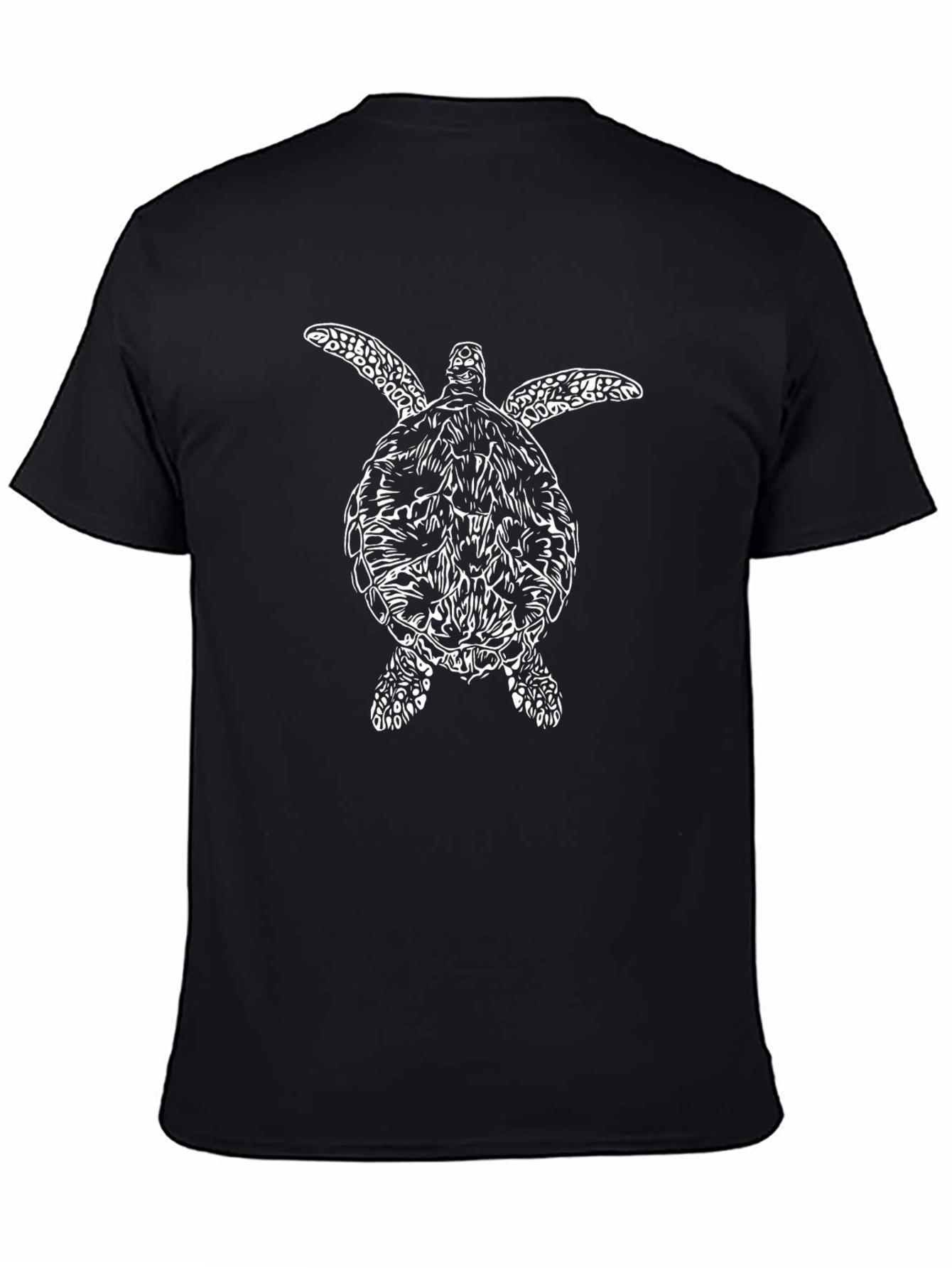 Turtle Graphic Tee - Mens Black T-Shirt