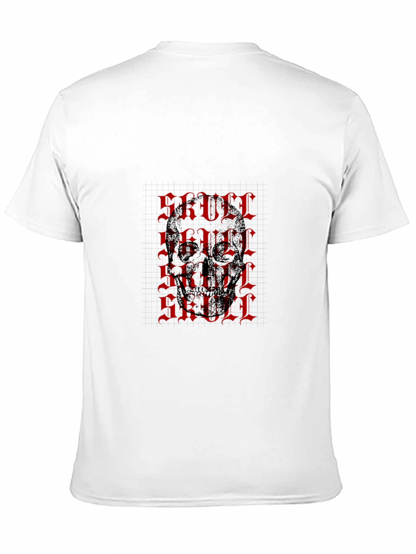 Skull Print Black T-Shirt