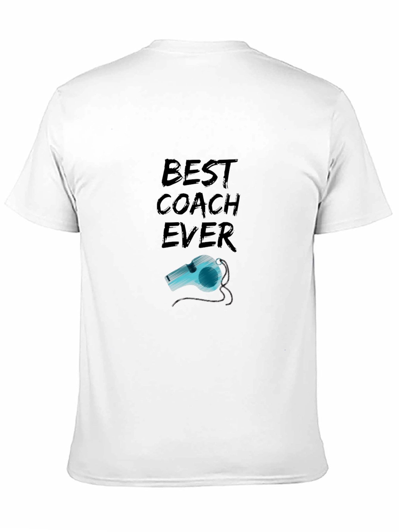 Best Coach Ever T-Shirt - Whistle Graphic Tee