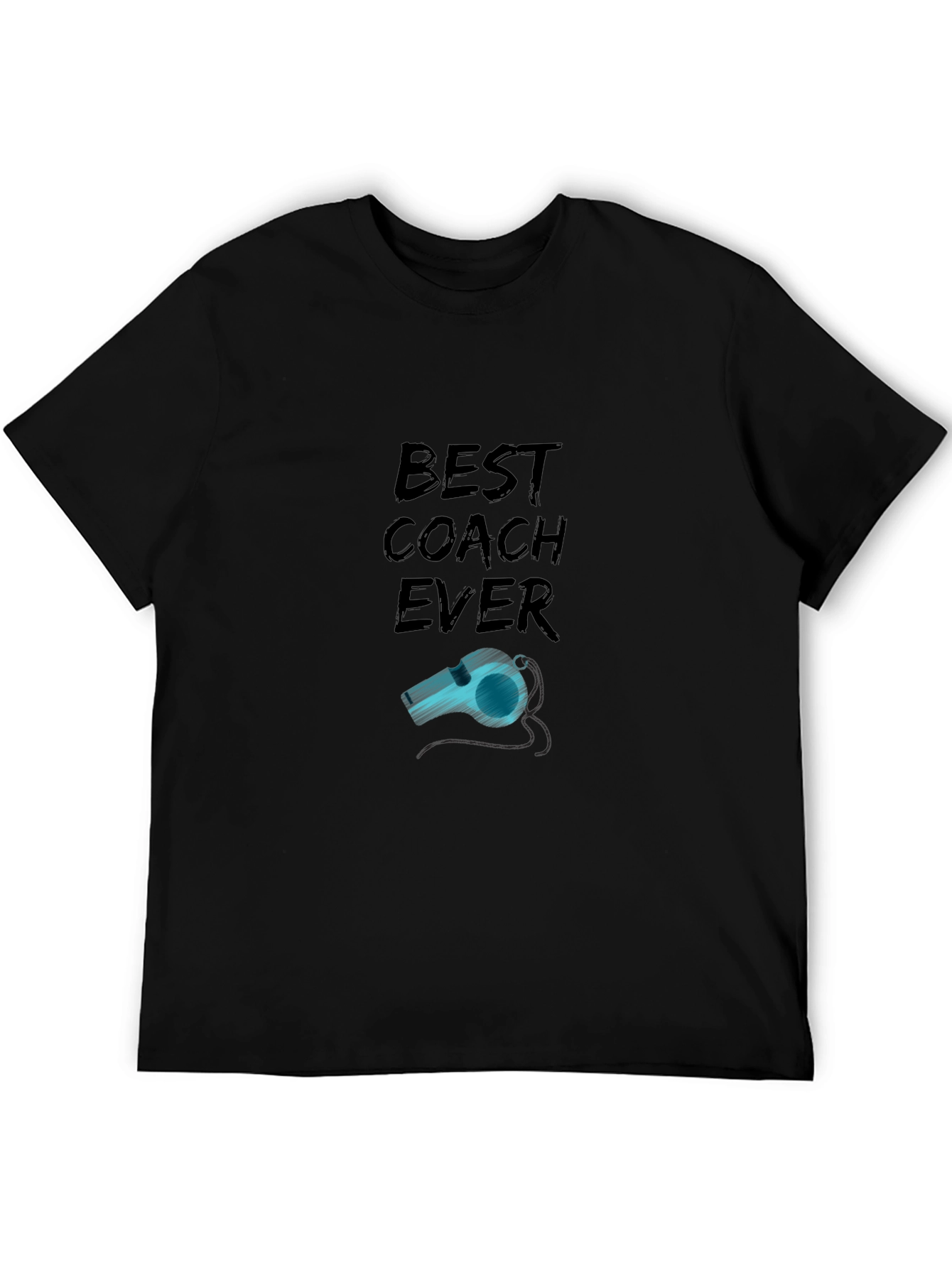 Best Coach Ever T-Shirt - Whistle Graphic Tee