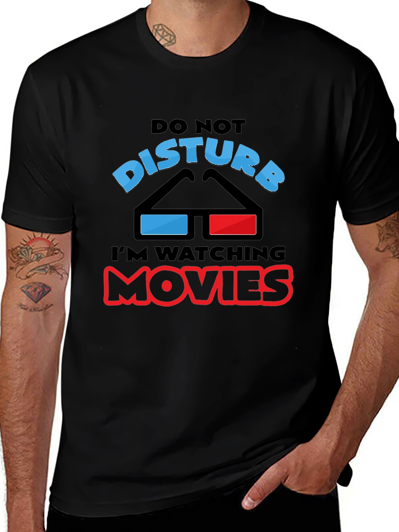 Do Not Disturb Watching Movies T-Shirt
