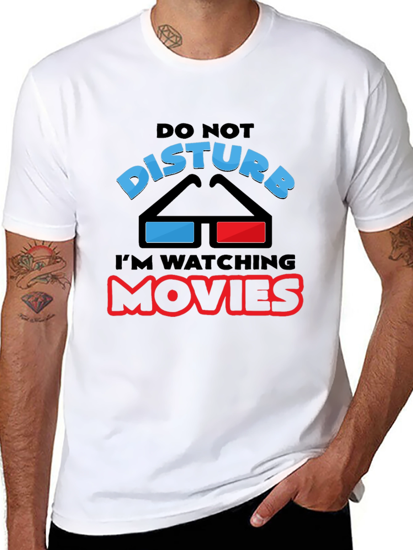 Do Not Disturb Watching Movies T-Shirt