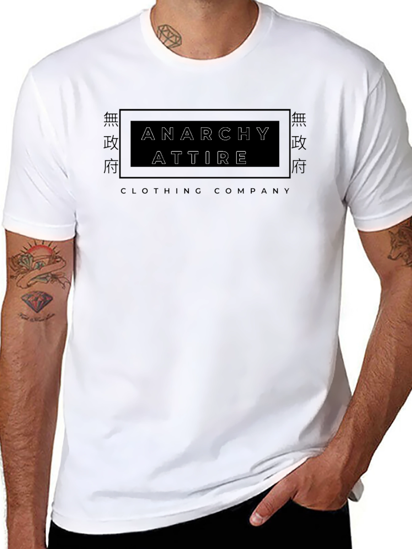 Anarchy Attire Black Graphic Tee