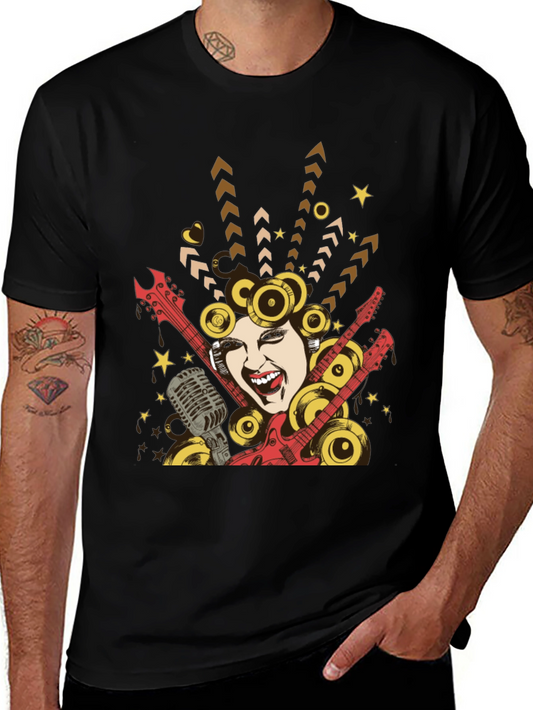 Rockstar Graphic T-Shirt - Music Lover Tee