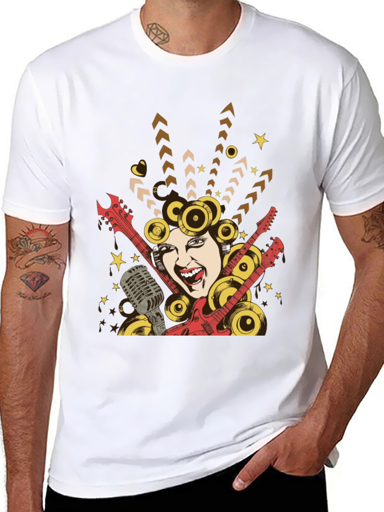 Rockstar Graphic T-Shirt - Music Lover Tee