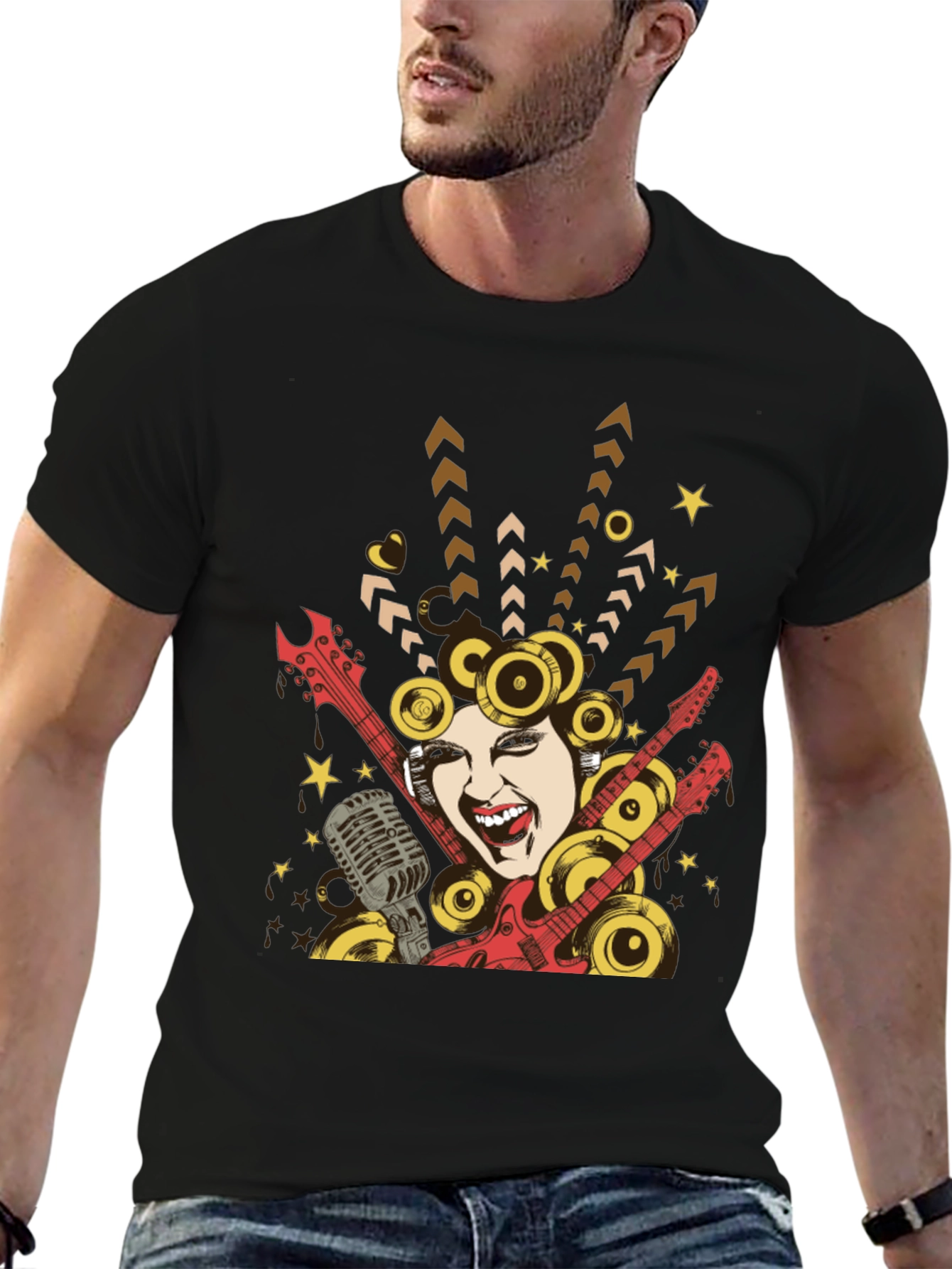 Rockstar Graphic T-Shirt - Music Lover Tee