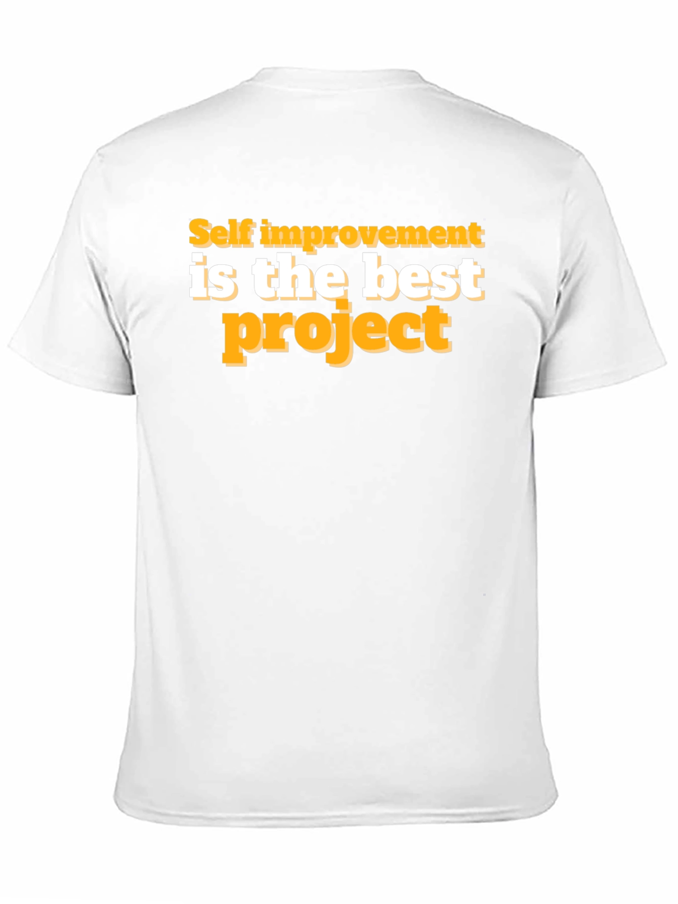 Self Improvement Project Black T-Shirt