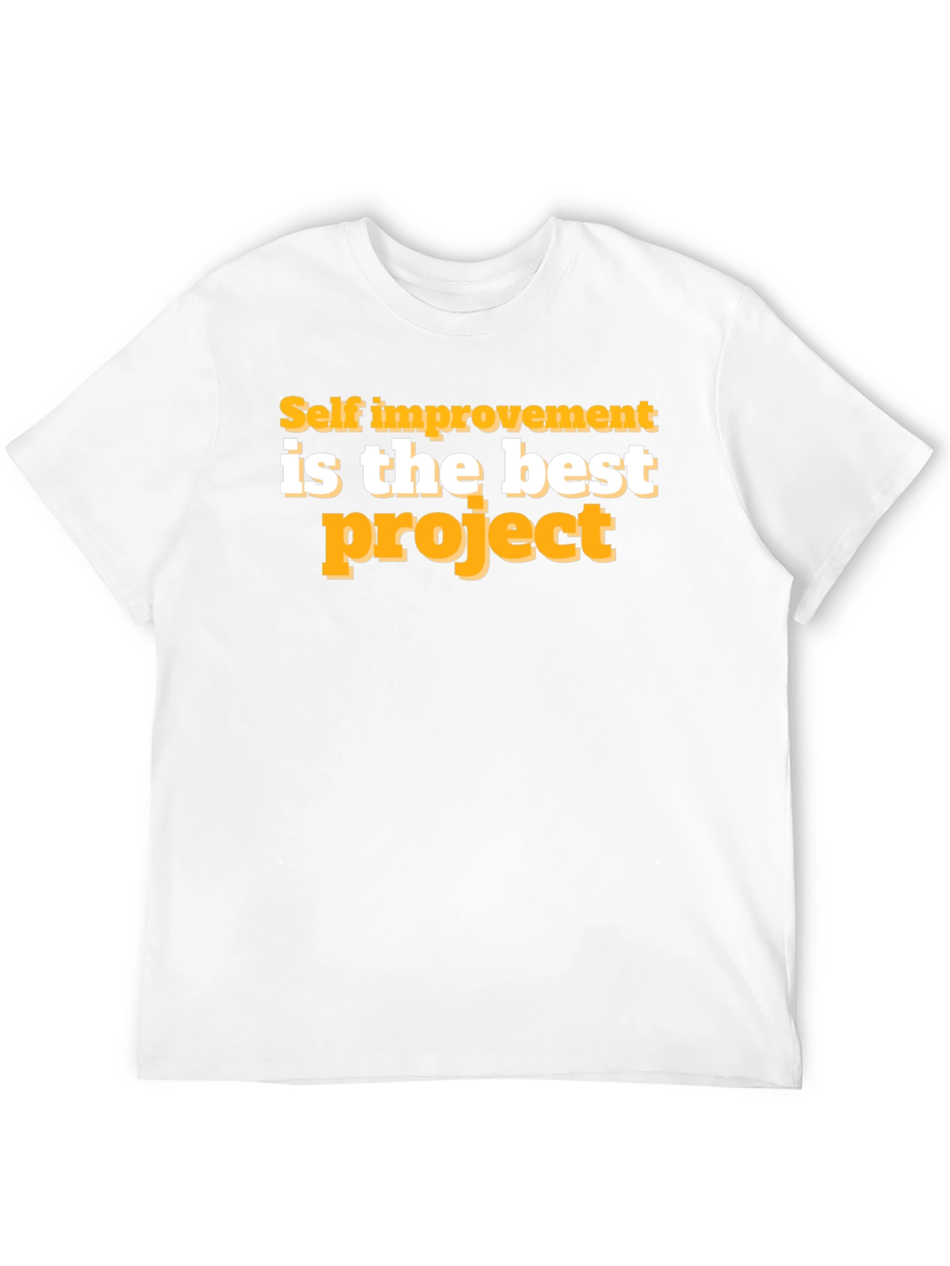 Self Improvement Project Black T-Shirt