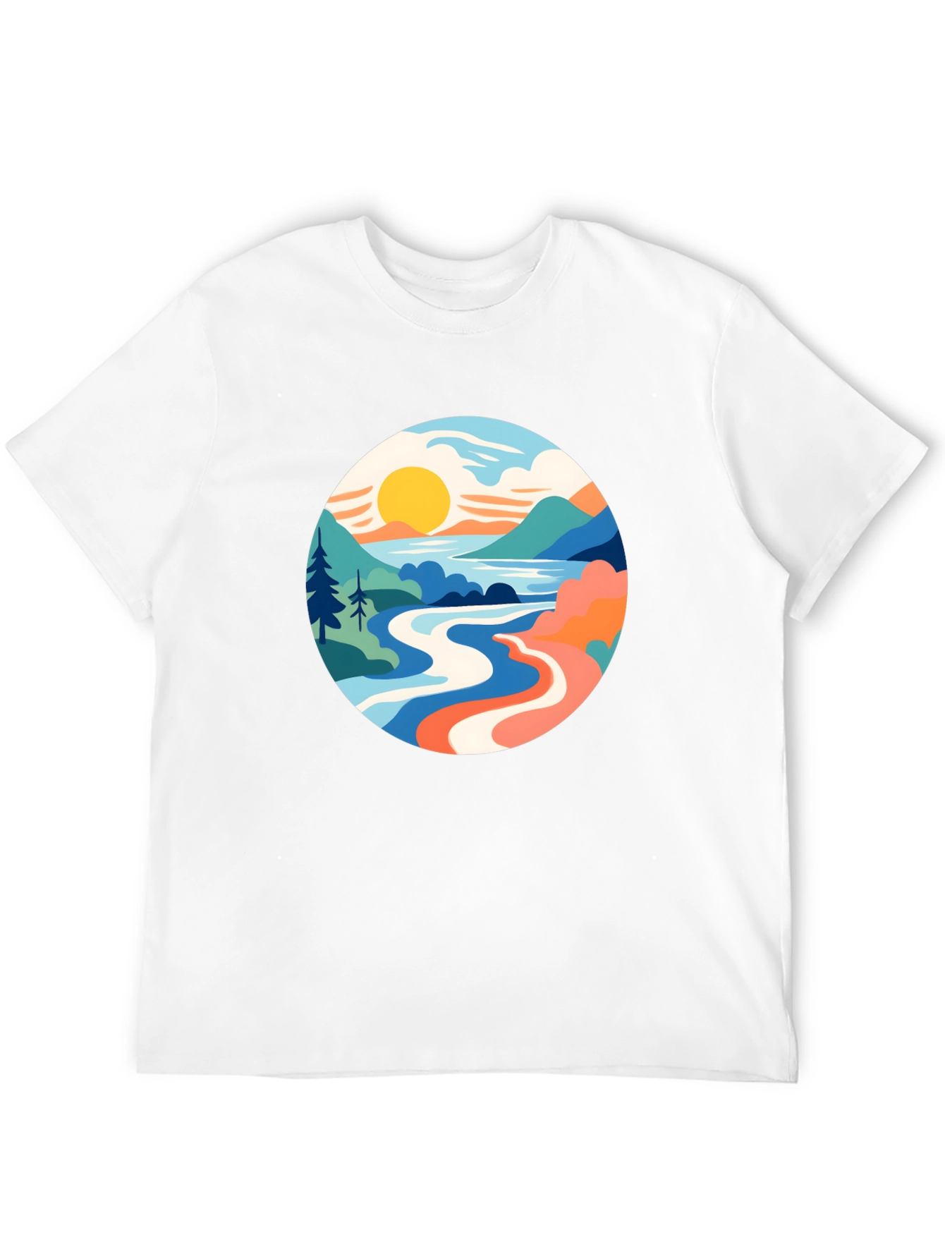 Scenic Landscape Graphic Tee