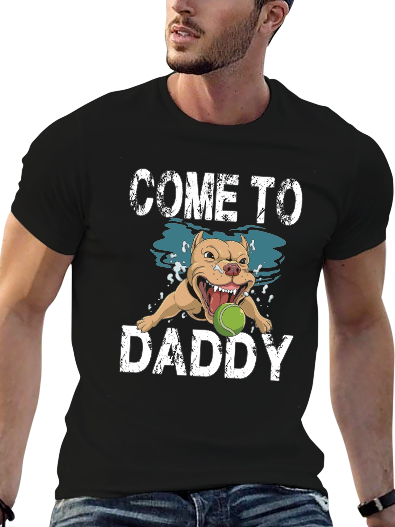 Come to Daddy Dog Graphic T-Shirt