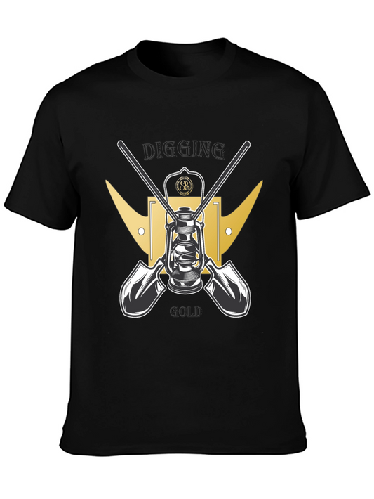 Digging for Gold Black T-Shirt