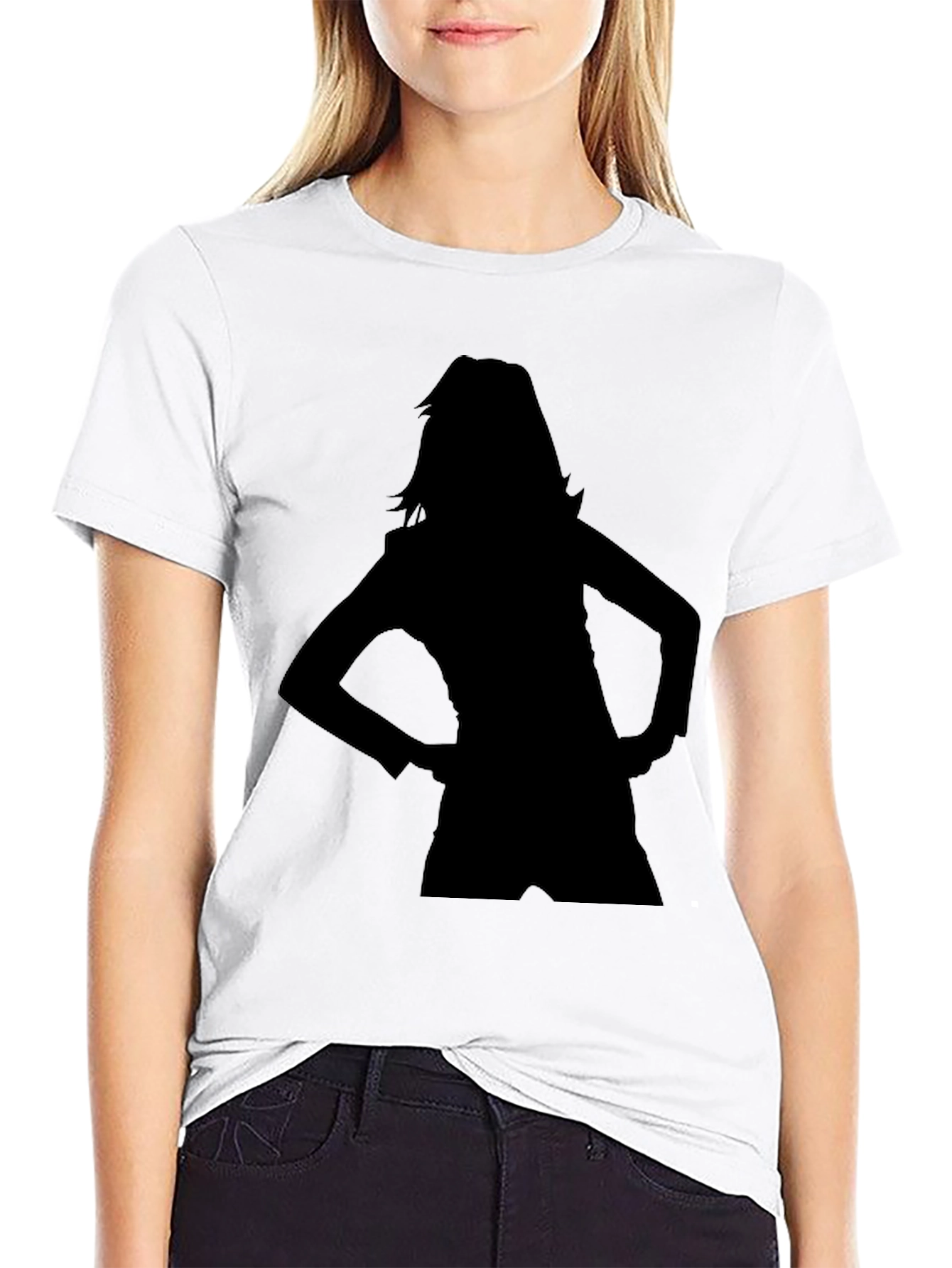 Silhouette Graphic T-Shirt - Black