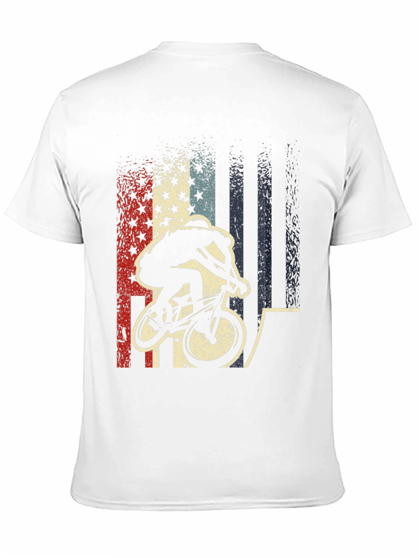 Patriotic BMX Rider Graphic Tee
