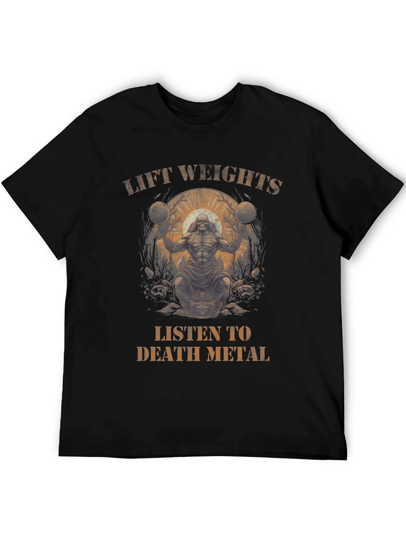Lift Weights Death Metal Graphic Tee