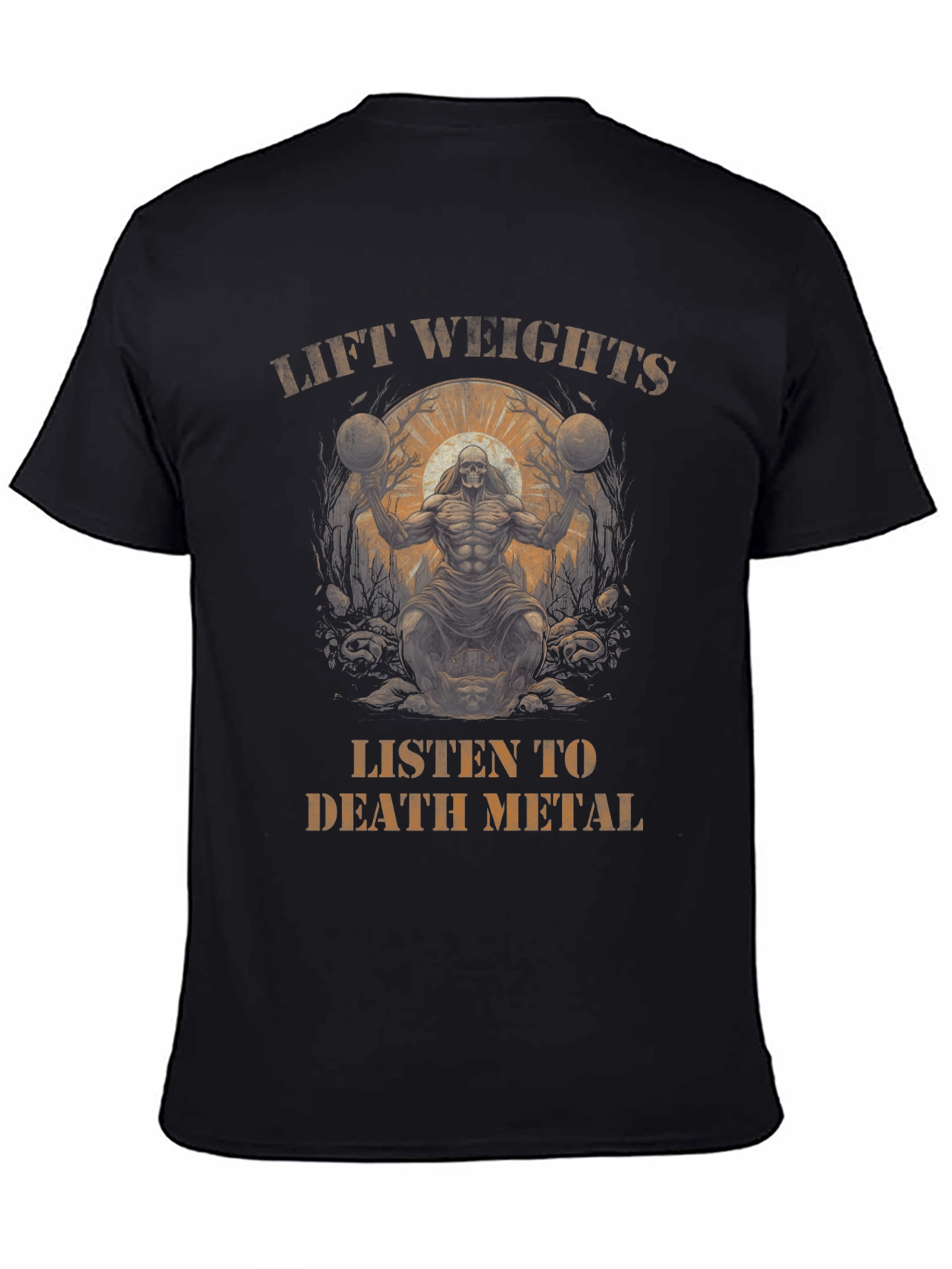 Lift Weights Death Metal Graphic Tee