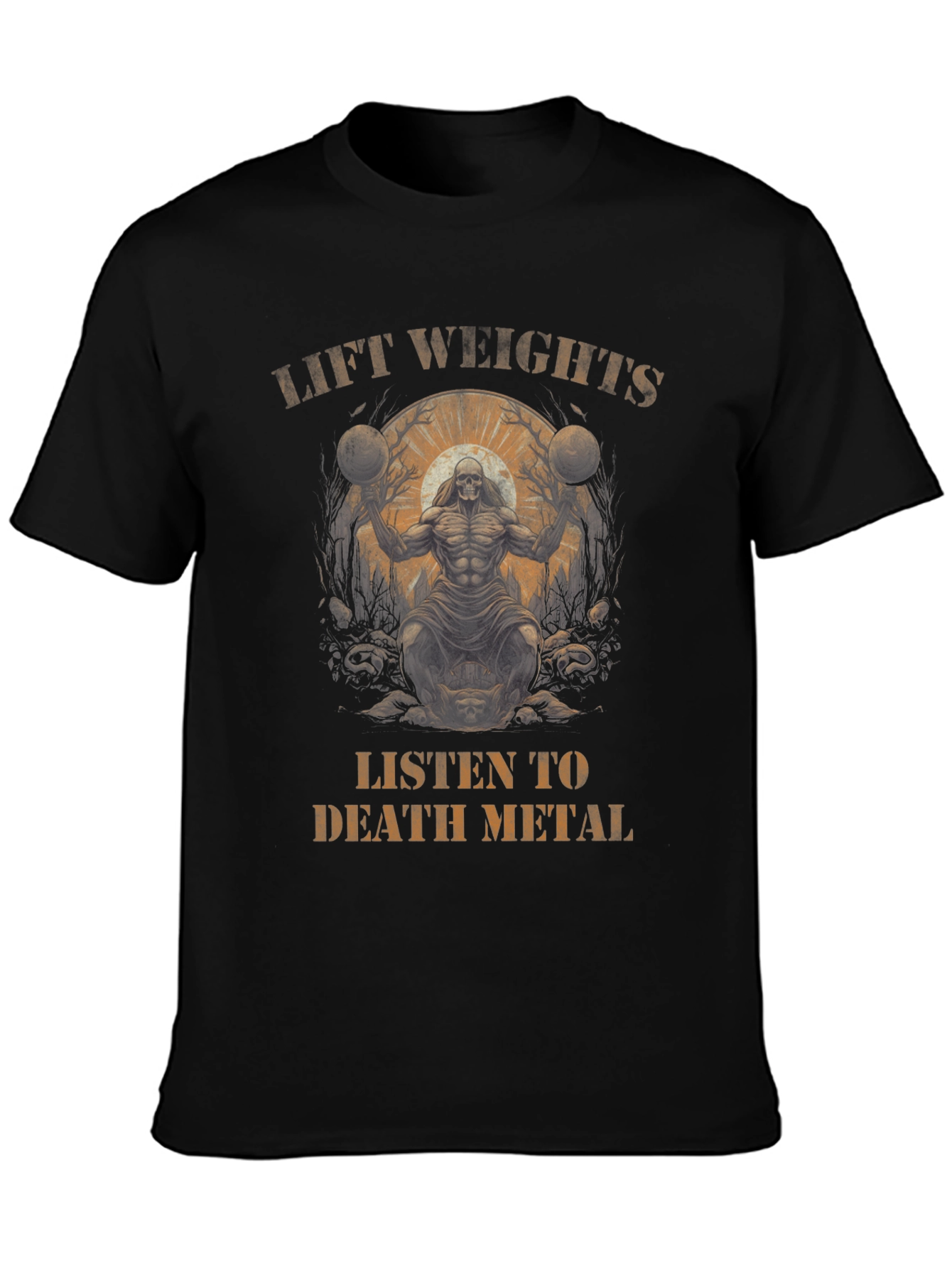 Lift Weights Death Metal Graphic Tee