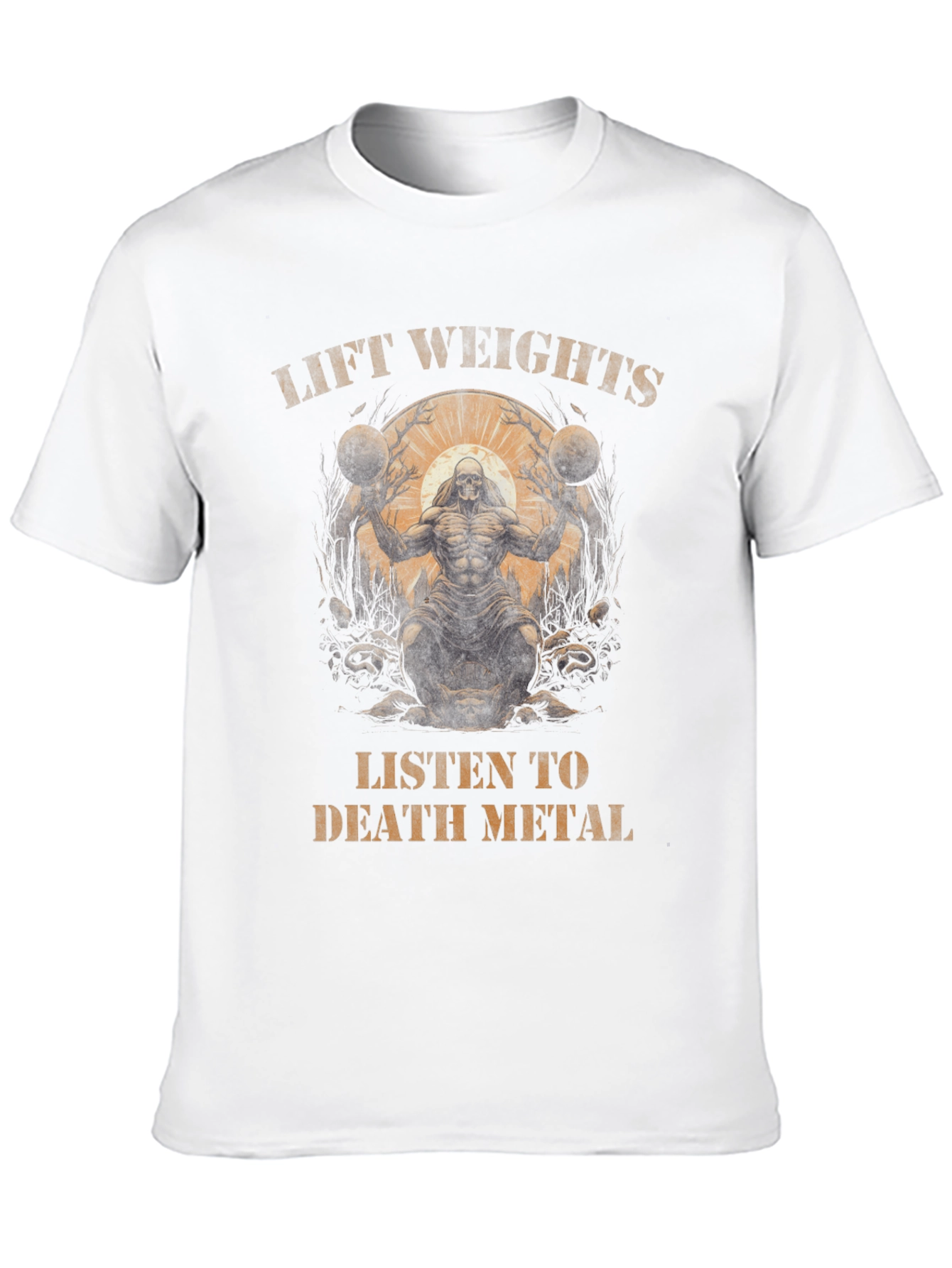 Lift Weights Death Metal Graphic Tee